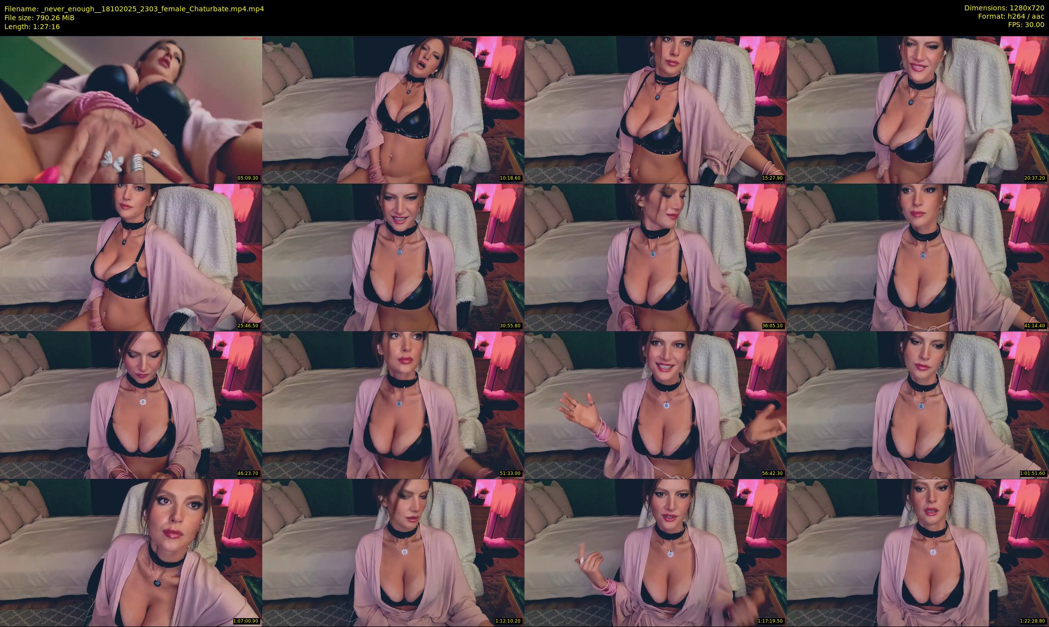 _never_enough_ — 88 minute Chaturbate female cam show recording, 720p, Oct 18, 2025
