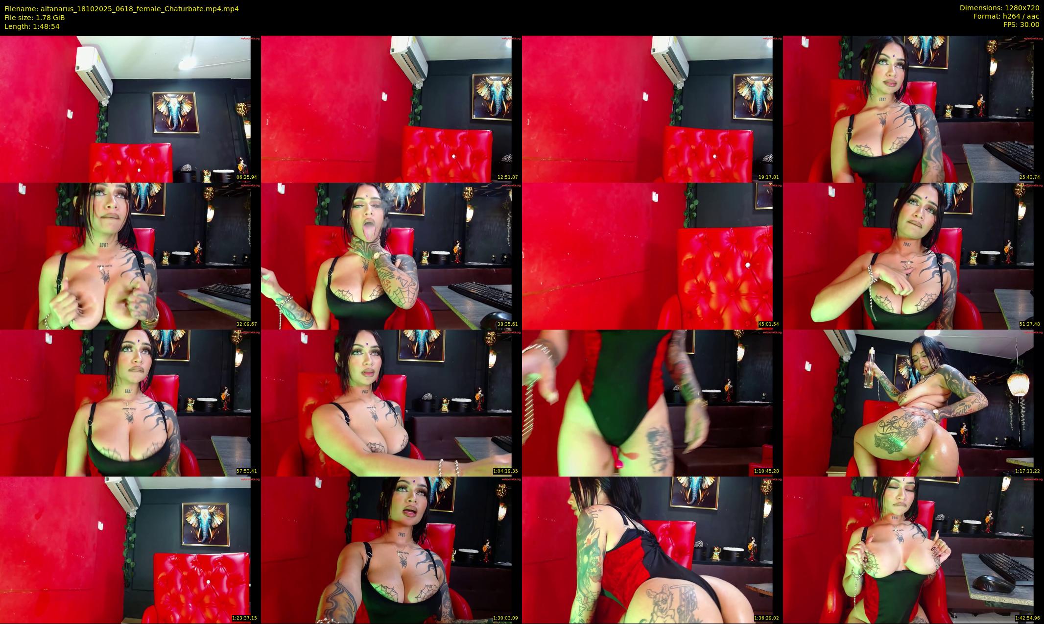 aitanarus — 109 minute Chaturbate female cam show recording, 720p, Oct 18, 2025