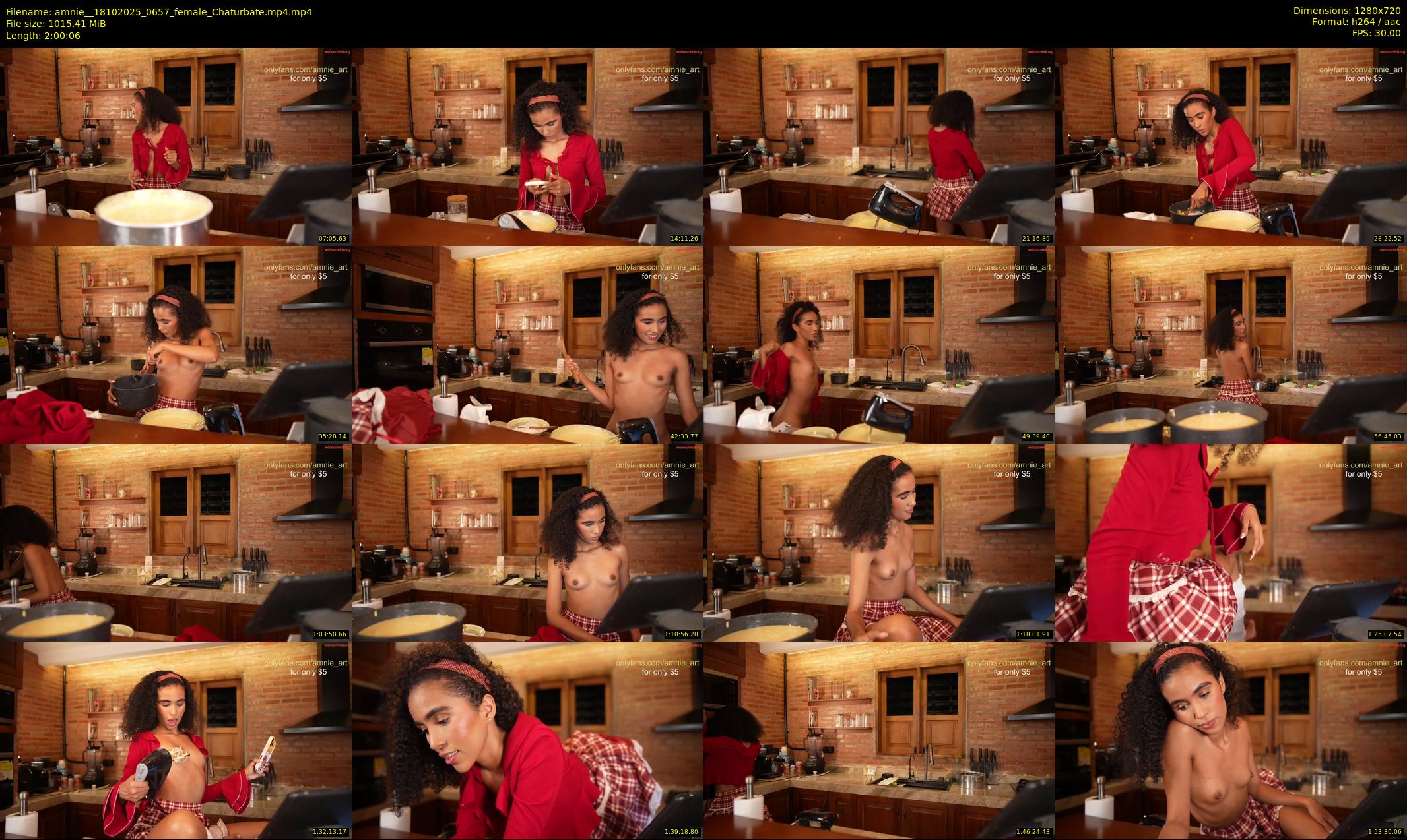amnie_ — 121 minute Chaturbate female cam show recording, 720p, Oct 18, 2025