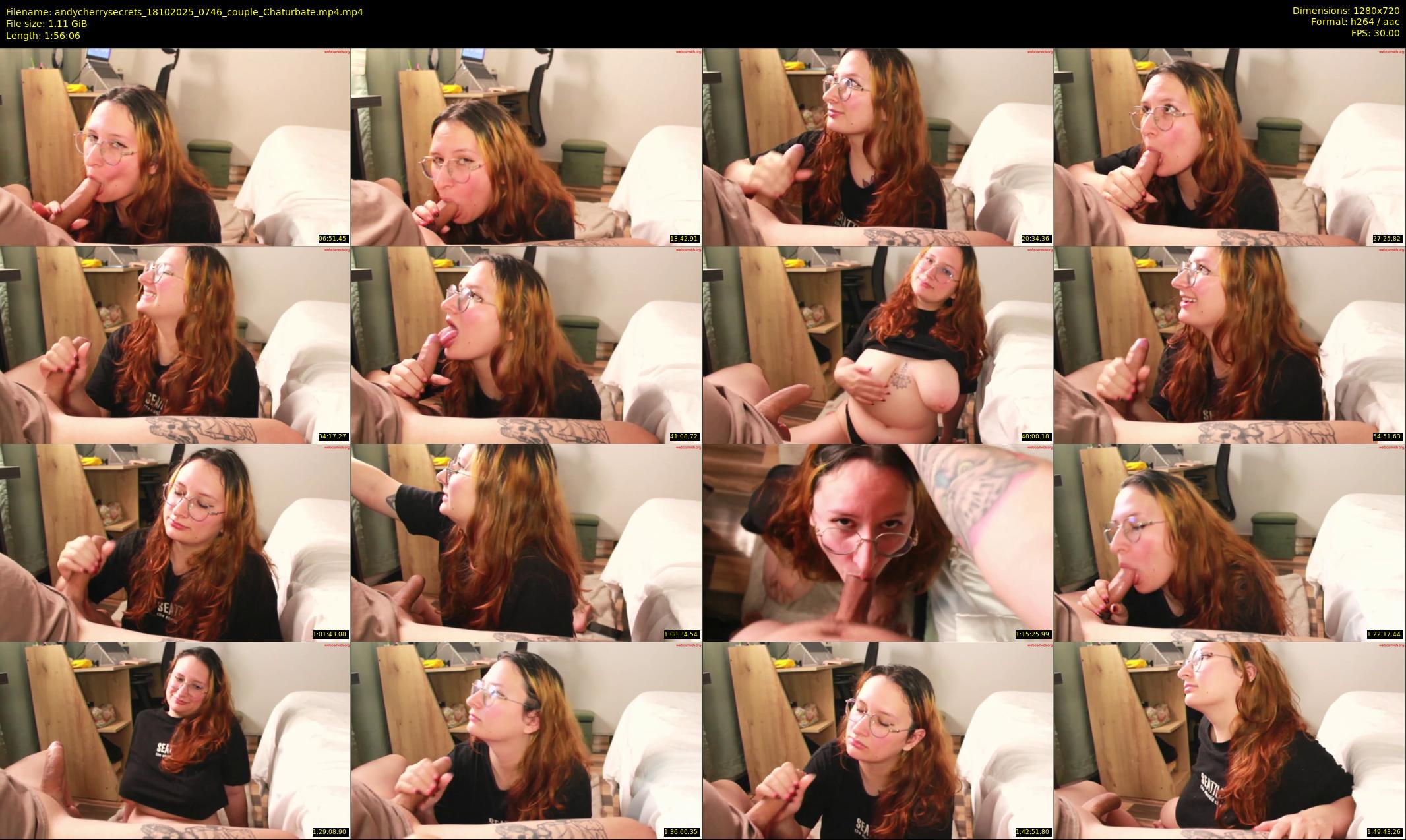 andycherrysecrets — 117 minute Chaturbate couple cam show recording, 720p, Oct 18, 2025