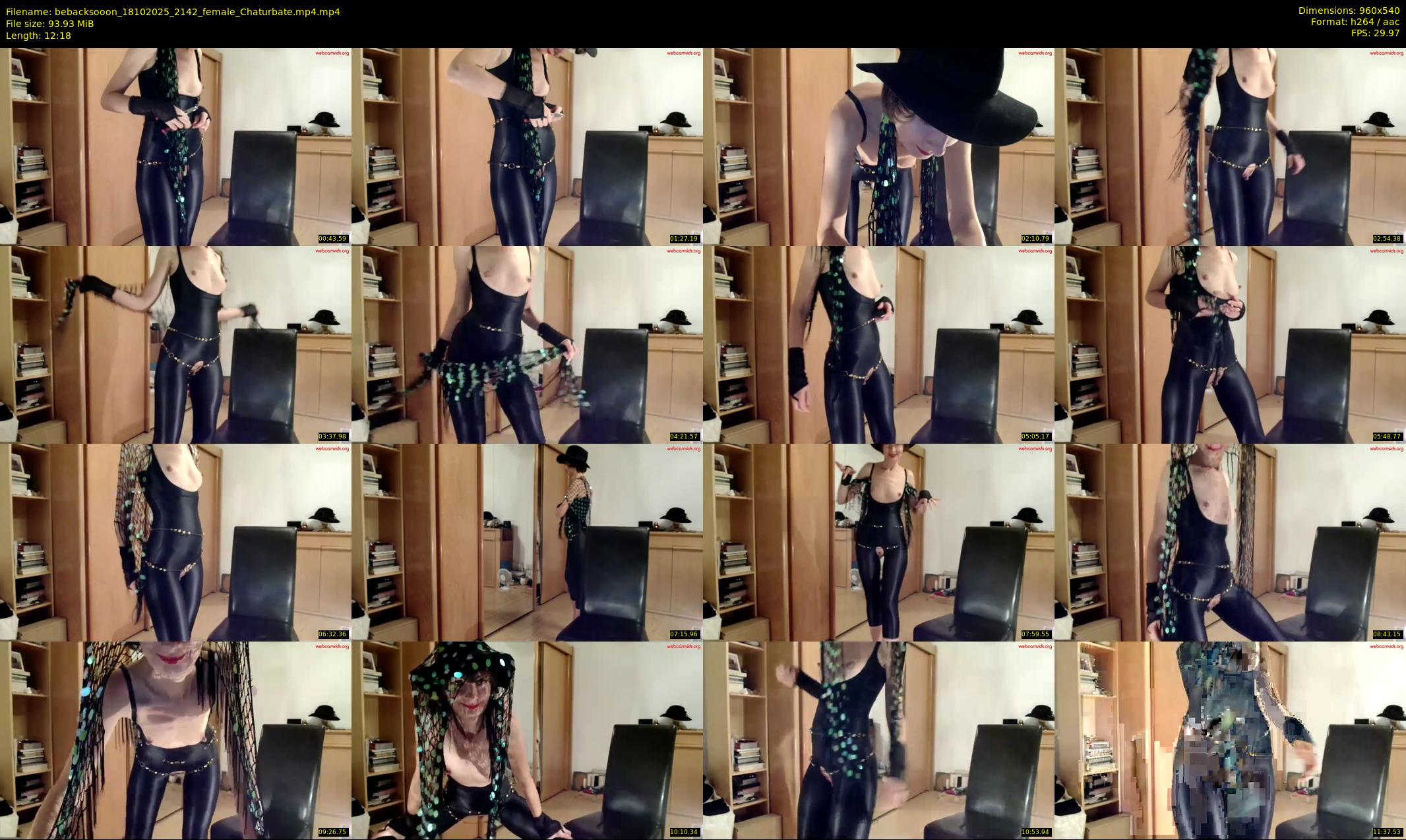 bebacksooon — 13 minute Chaturbate female cam show recording, 480p, Oct 18, 2025