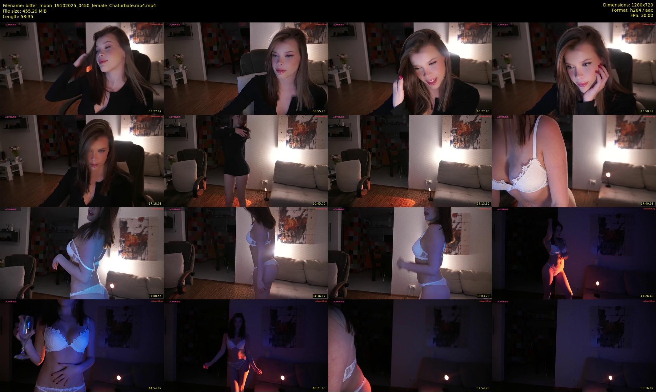 bitter_moon — 59 minute Chaturbate female cam show recording, 720p, Oct 19, 2025