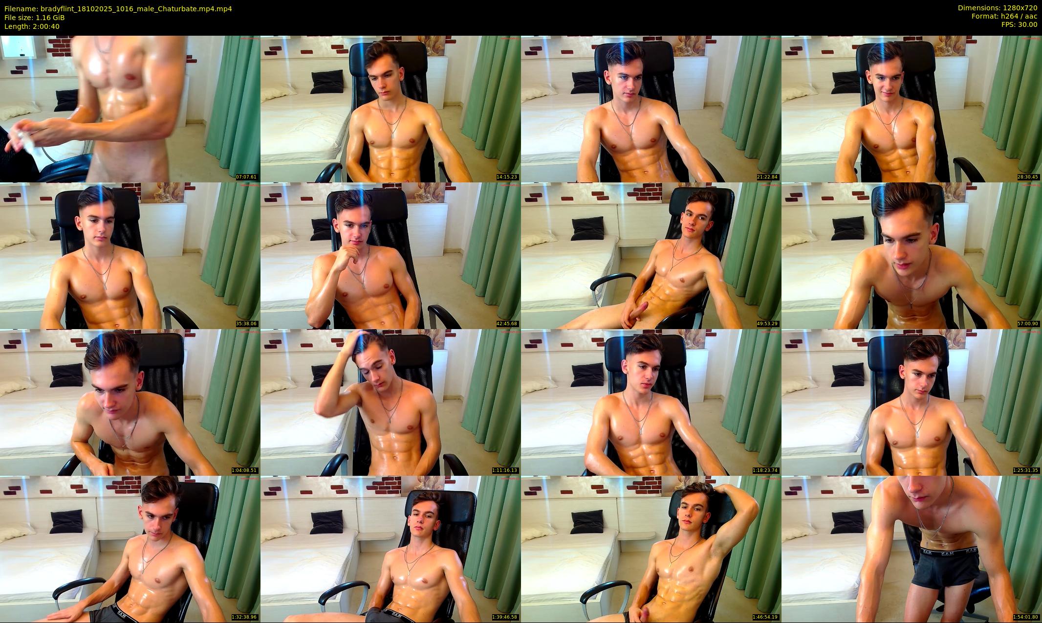 bradyflint — 121 minute Chaturbate male cam show recording, 720p, Oct 18, 2025