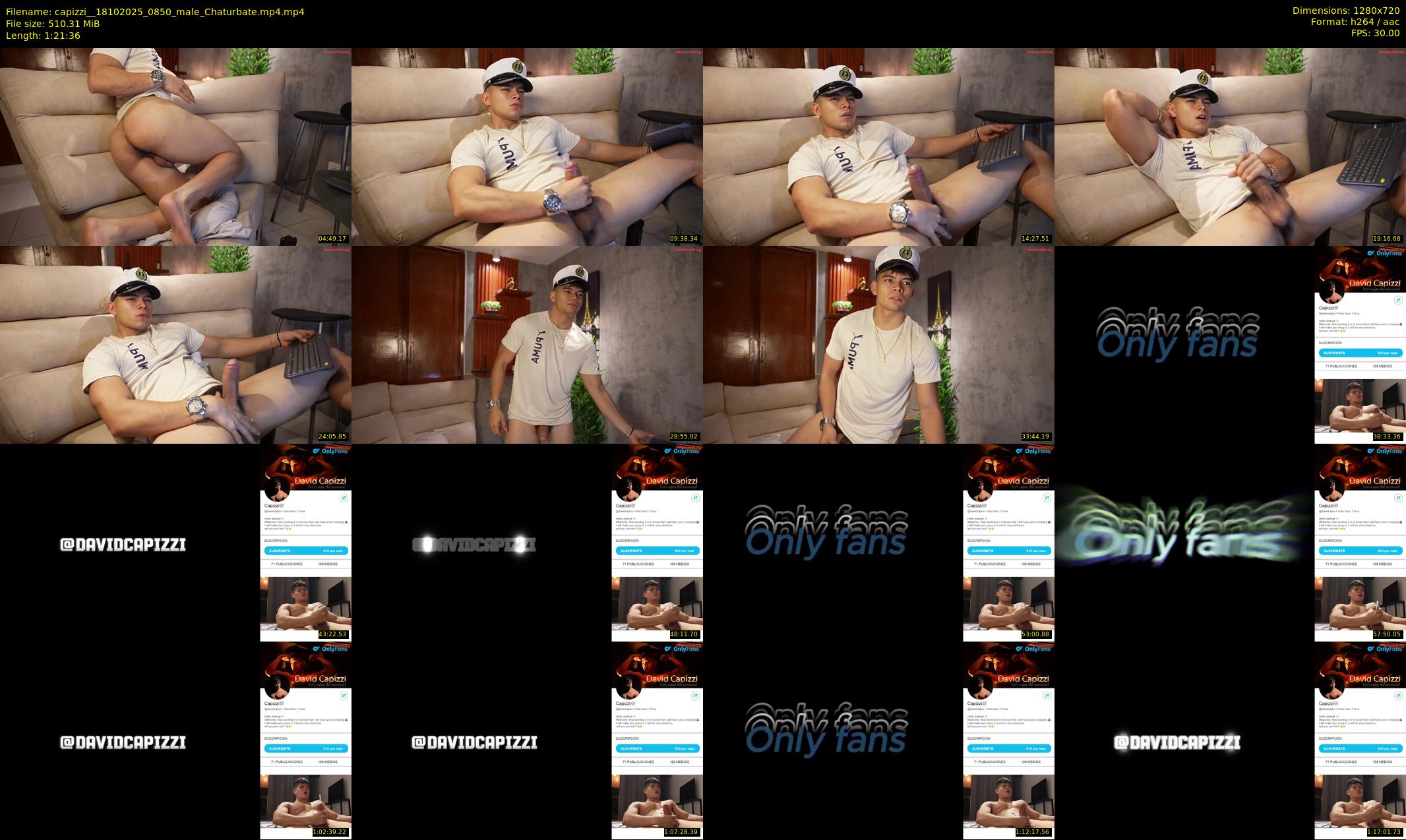 capizzi_ — 82 minute Chaturbate male cam show recording, 720p, Oct 18, 2025
