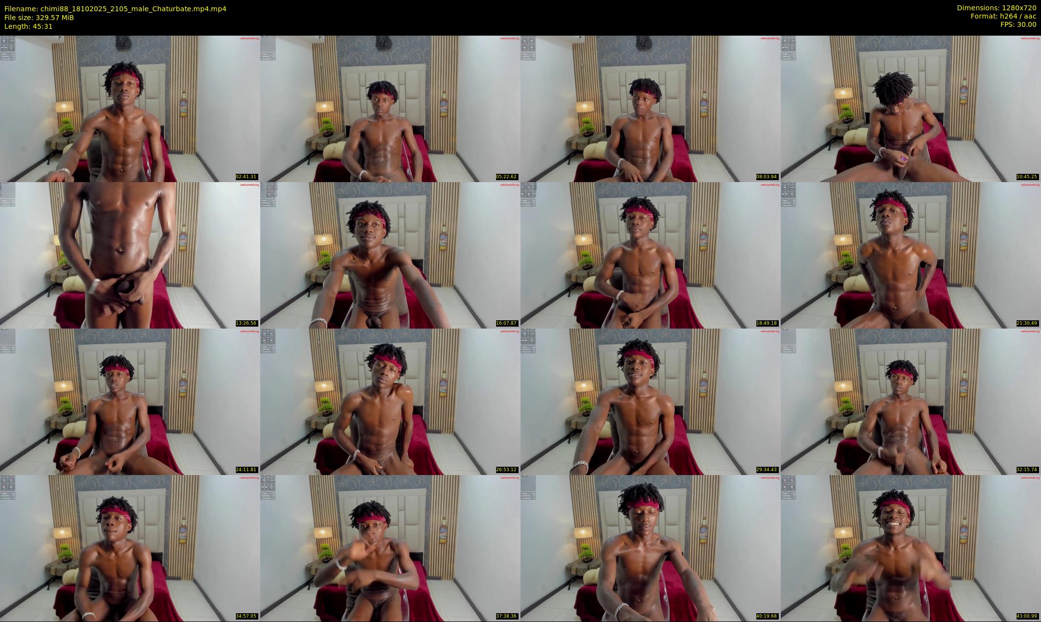 chimi88 — 46 minute Chaturbate male cam show recording, 720p, Oct 18, 2025