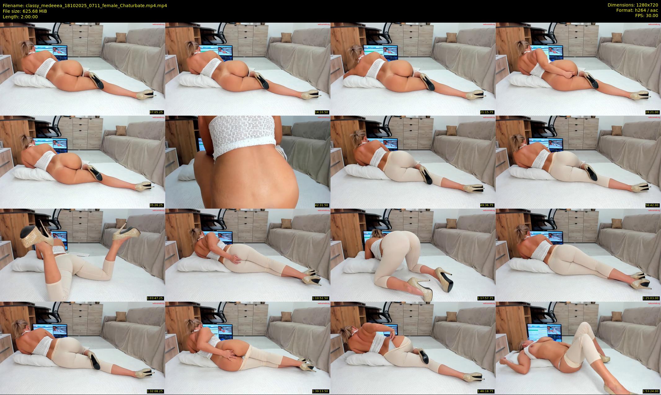 classy_medeeea — 120 minute Chaturbate female cam show recording, 720p, Oct 18, 2025