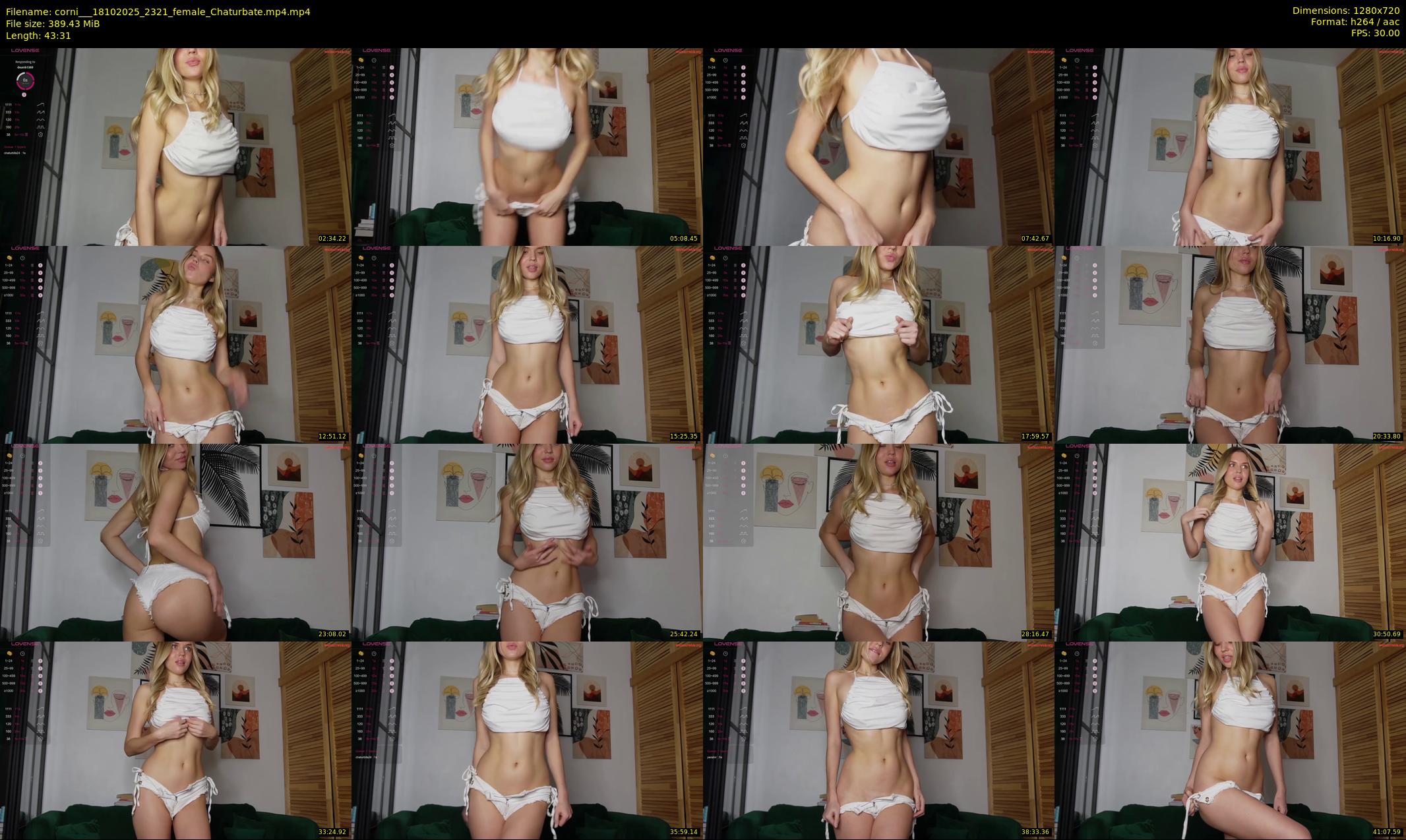 corni__ — 44 minute Chaturbate female cam show recording, 720p, Oct 18, 2025