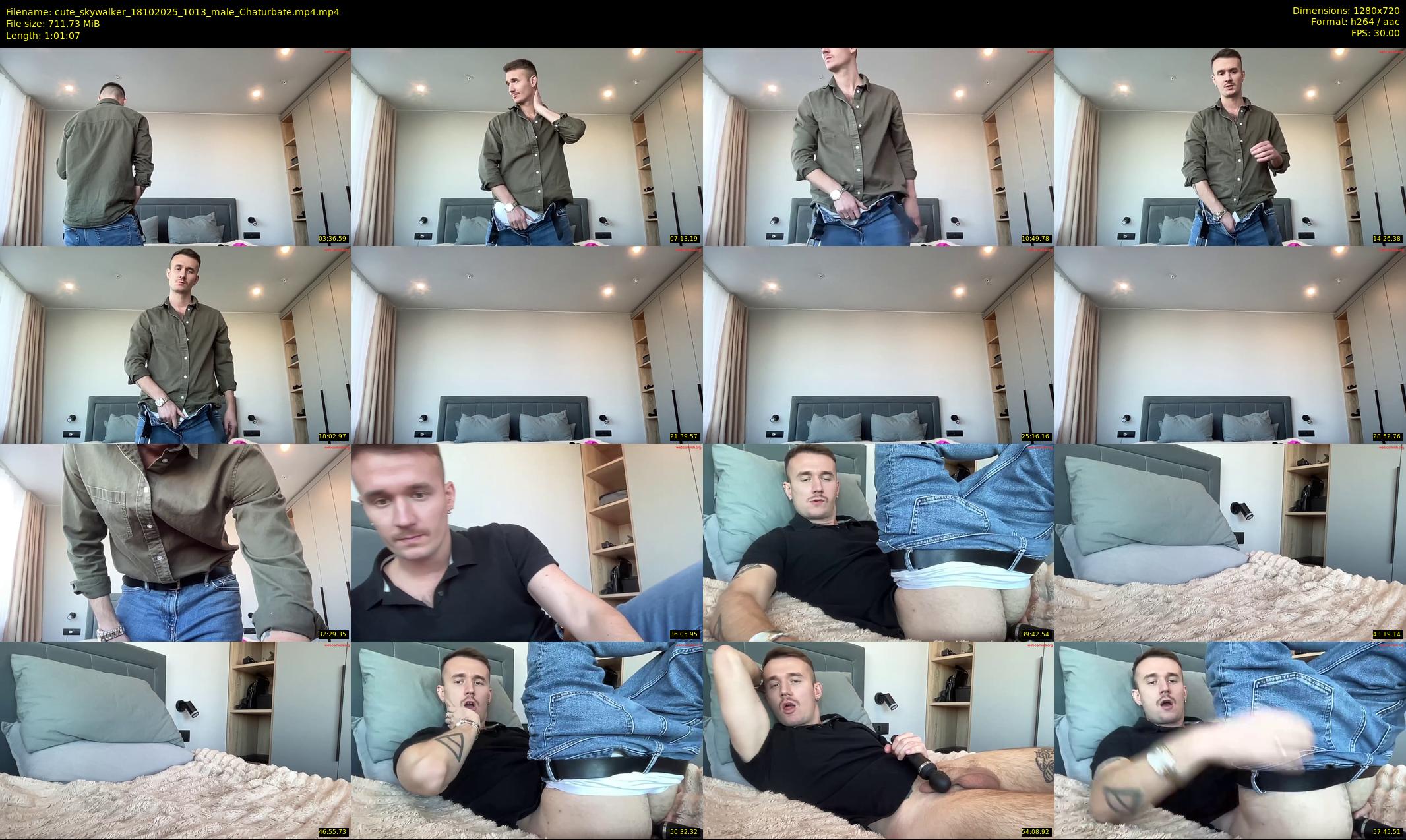 cute_skywalker — 62 minute Chaturbate male cam show recording, 720p, Oct 18, 2025