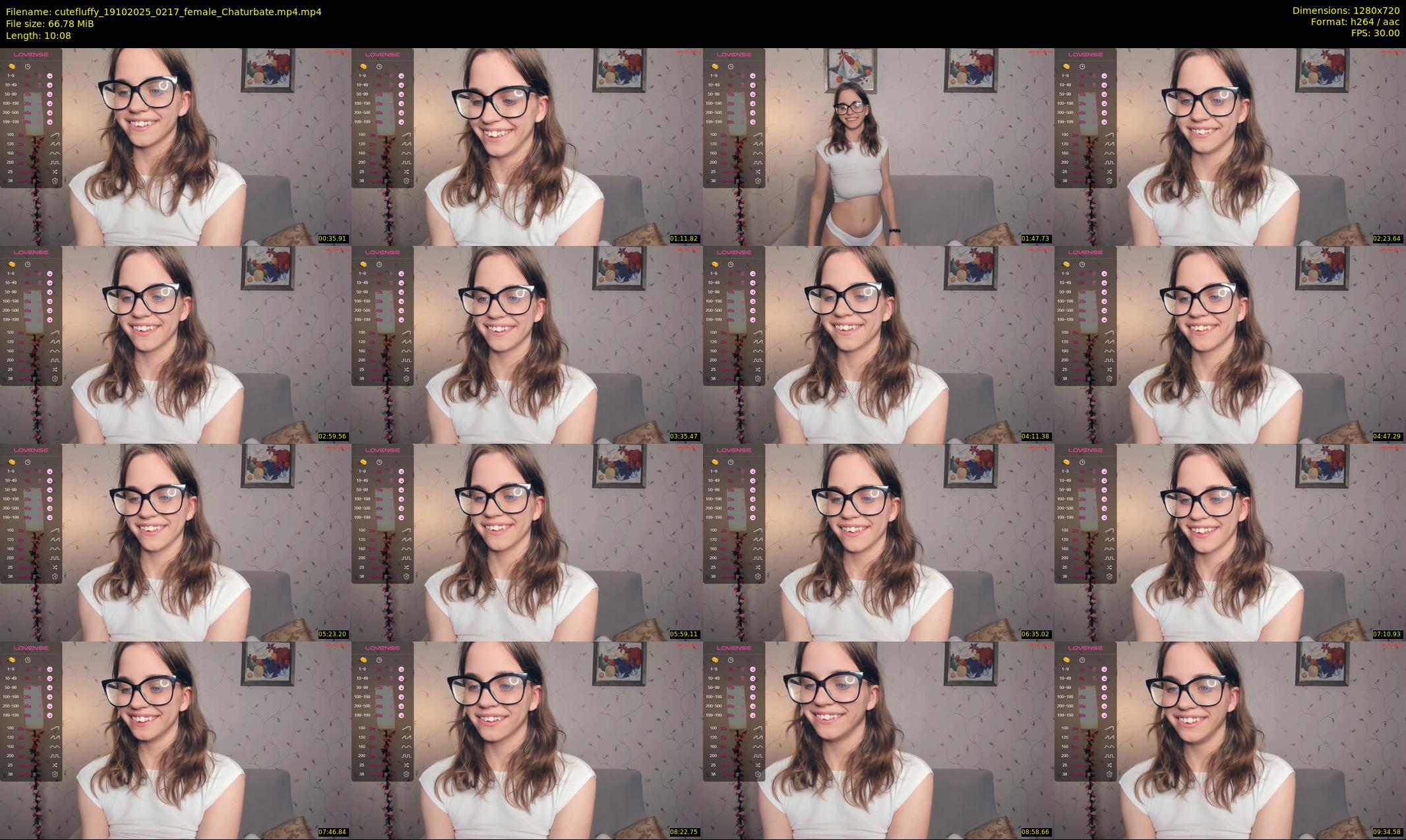 cutefluffy — 11 minute Chaturbate female cam show recording, 720p, Oct 19, 2025
