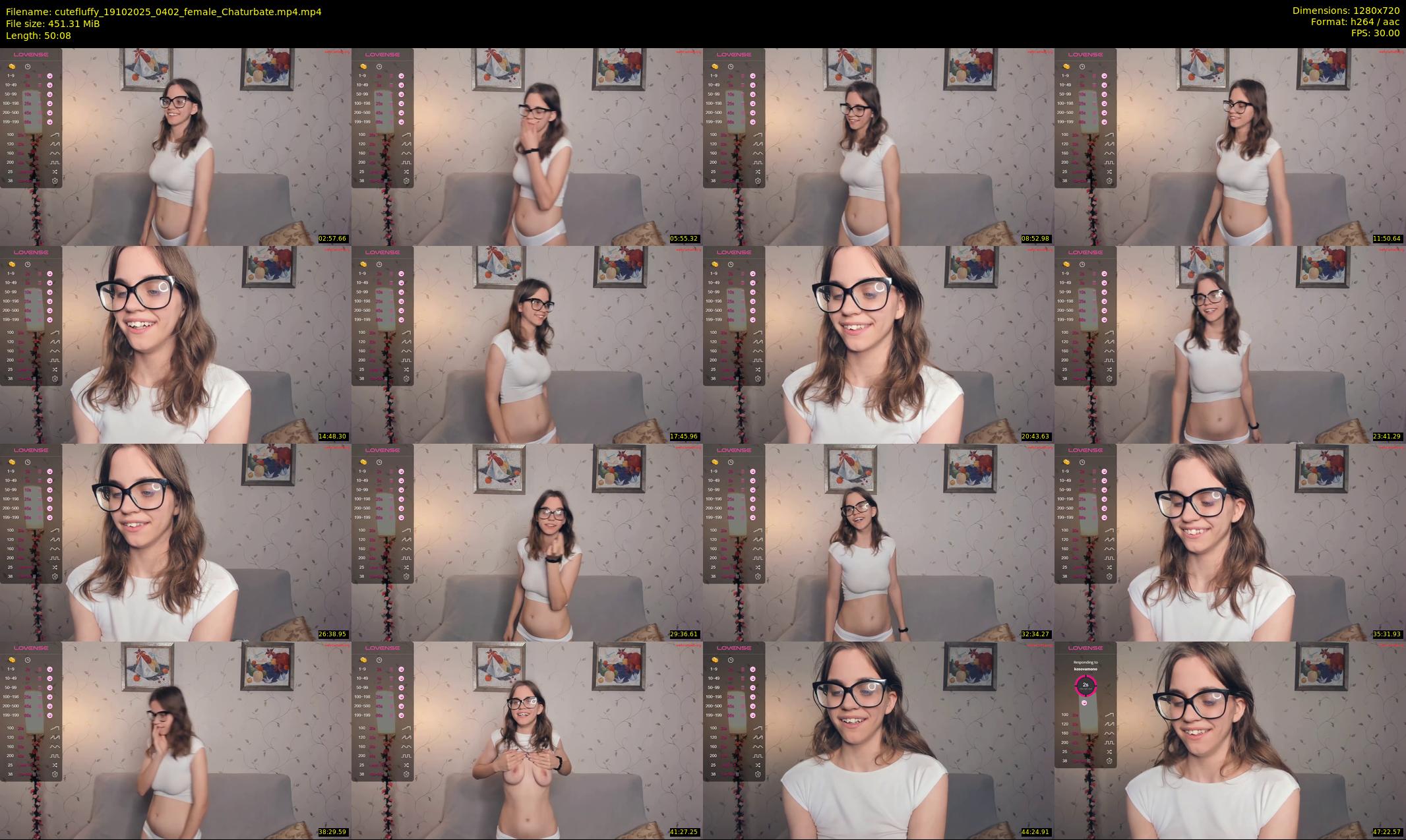 cutefluffy — 51 minute Chaturbate female cam show recording, 720p, Oct 19, 2025