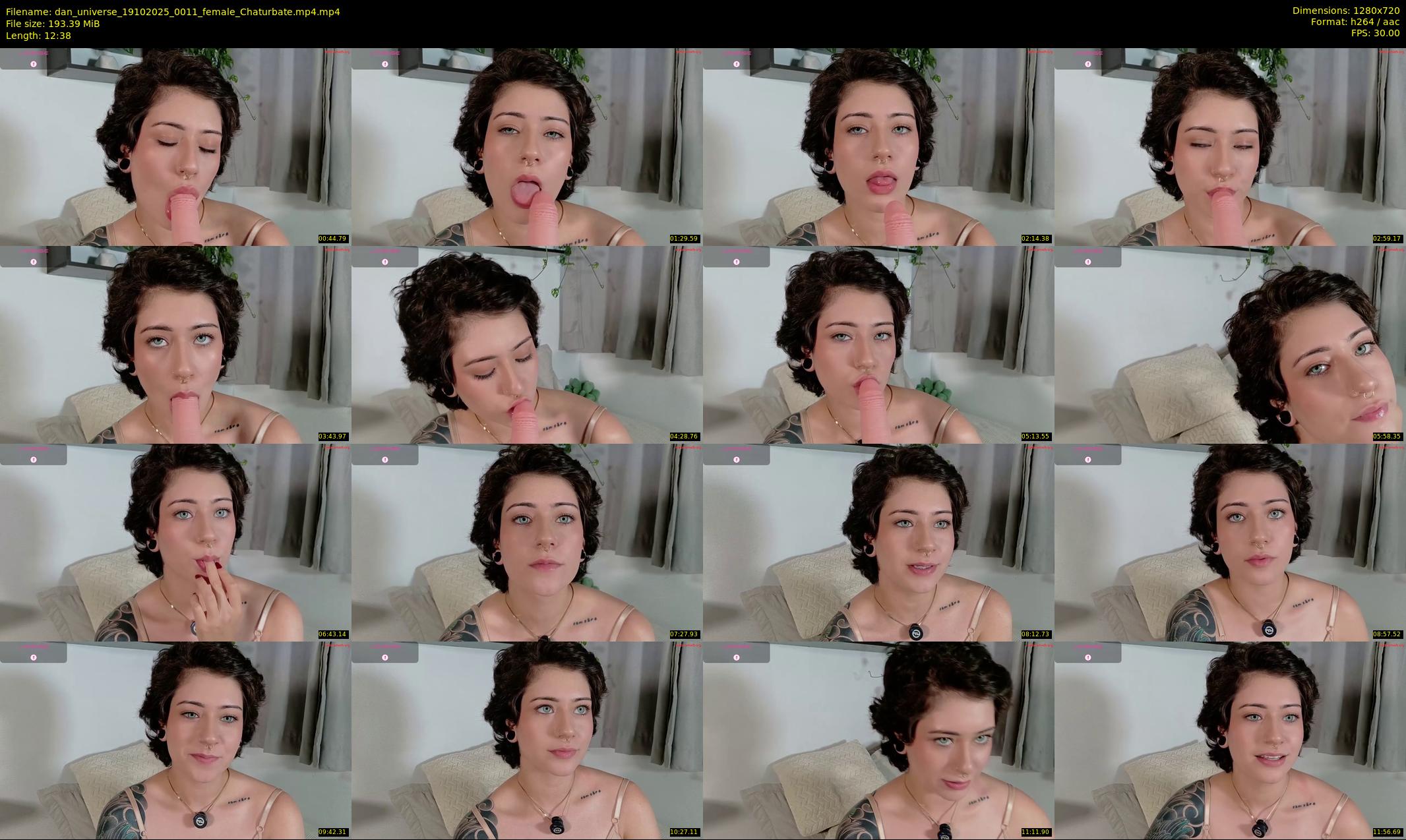 dan_universe — 13 minute Chaturbate female cam show recording, 720p, Oct 19, 2025