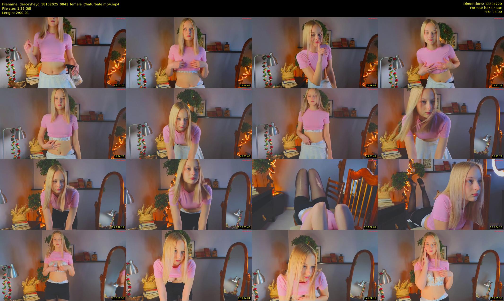 darceyheyd — 121 minute Chaturbate female cam show recording, 720p, Oct 18, 2025