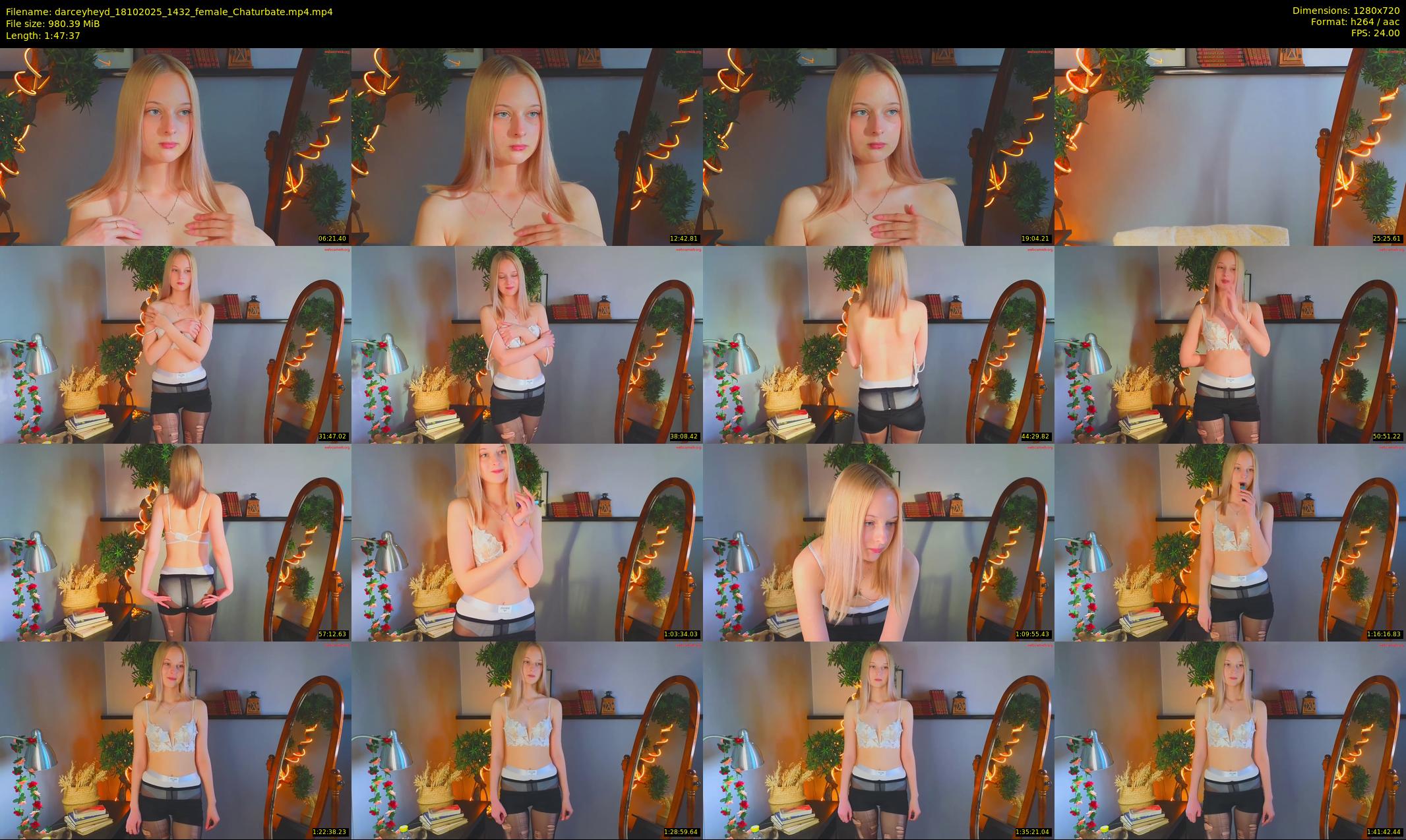 darceyheyd — 108 minute Chaturbate female cam show recording, 720p, Oct 18, 2025