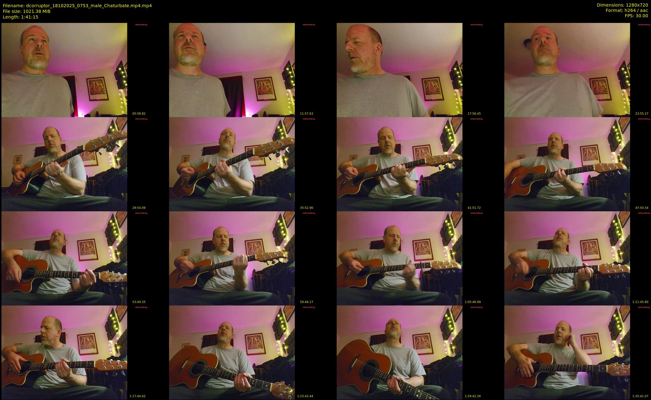 dcorruptor — 102 minute Chaturbate male cam show recording, 720p, Oct 18, 2025