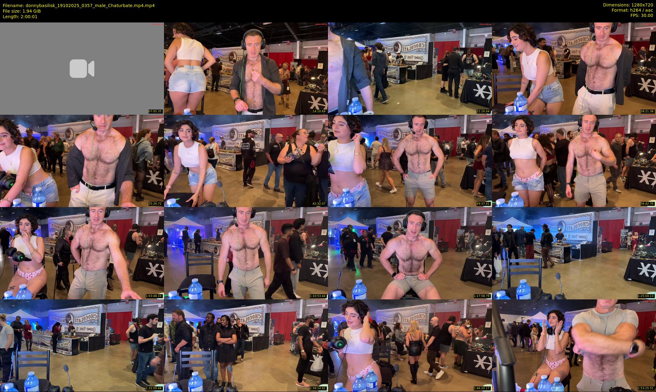 donnybasilisk — 121 minute Chaturbate male cam show recording, 720p, Oct 19, 2025