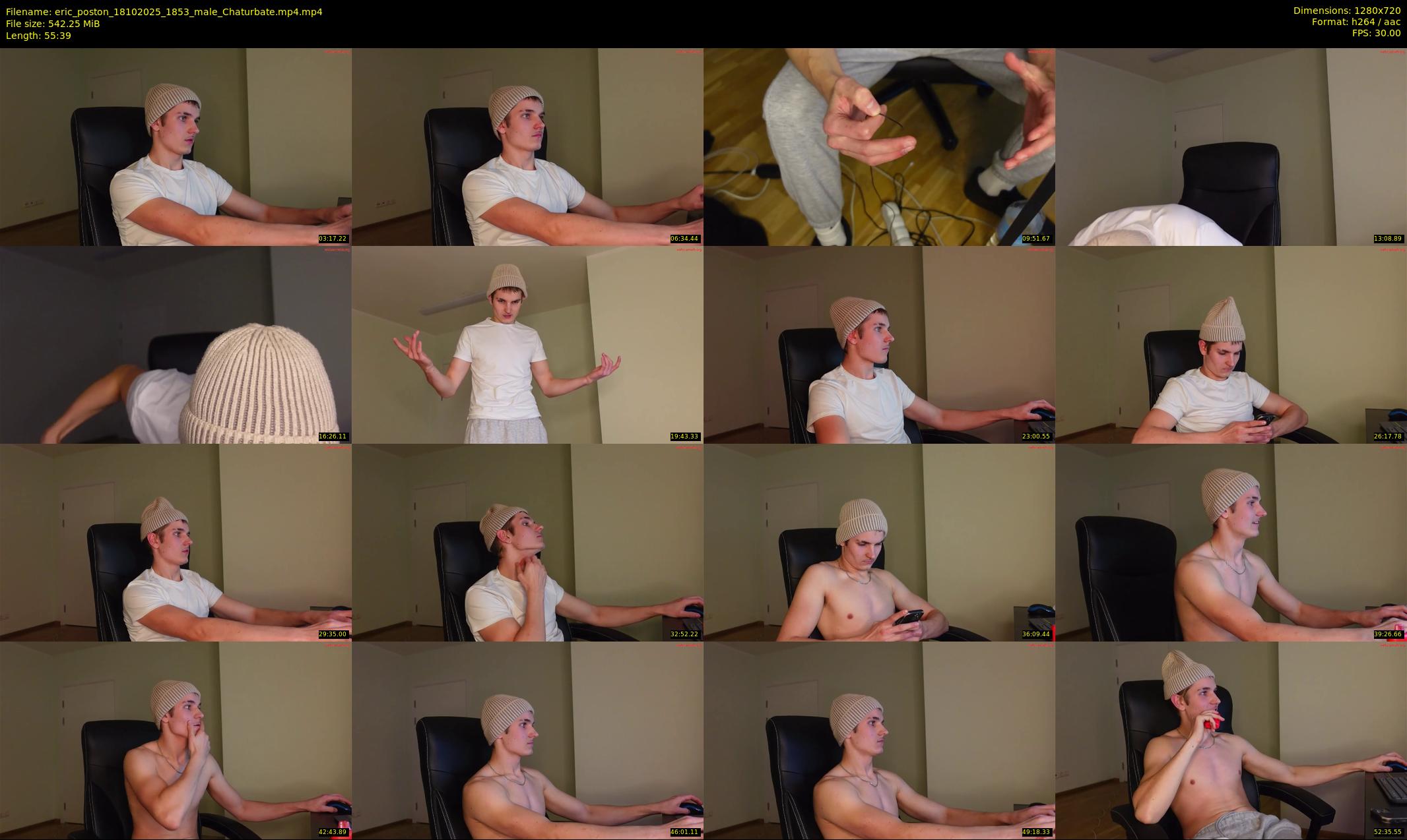eric_poston — 56 minute Chaturbate male cam show recording, 720p, Oct 18, 2025