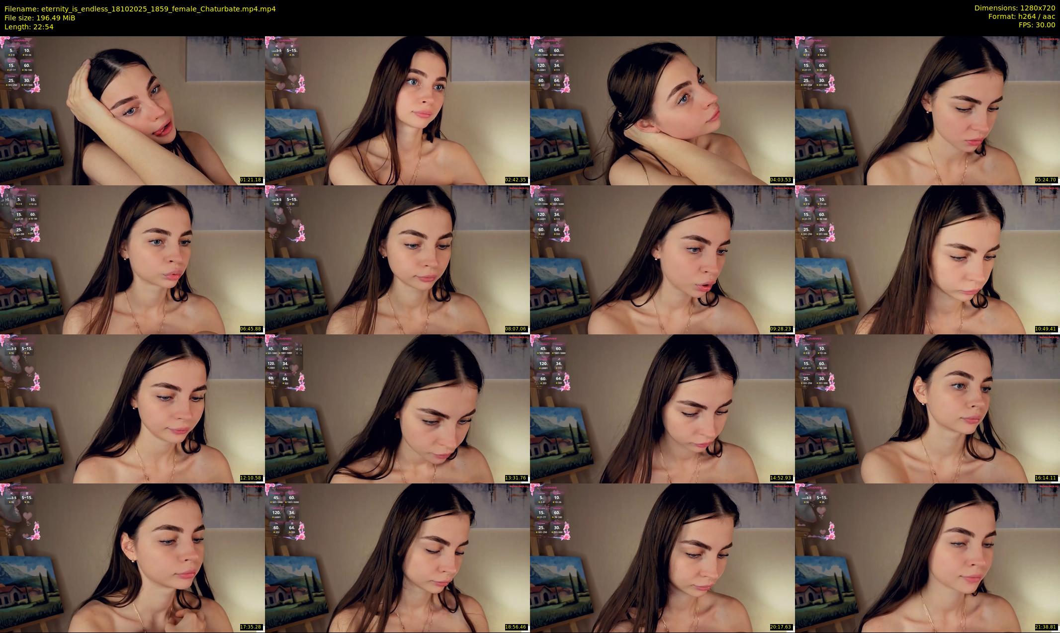 eternity_is_endless — 23 minute Chaturbate female cam show recording, 720p, Oct 18, 2025