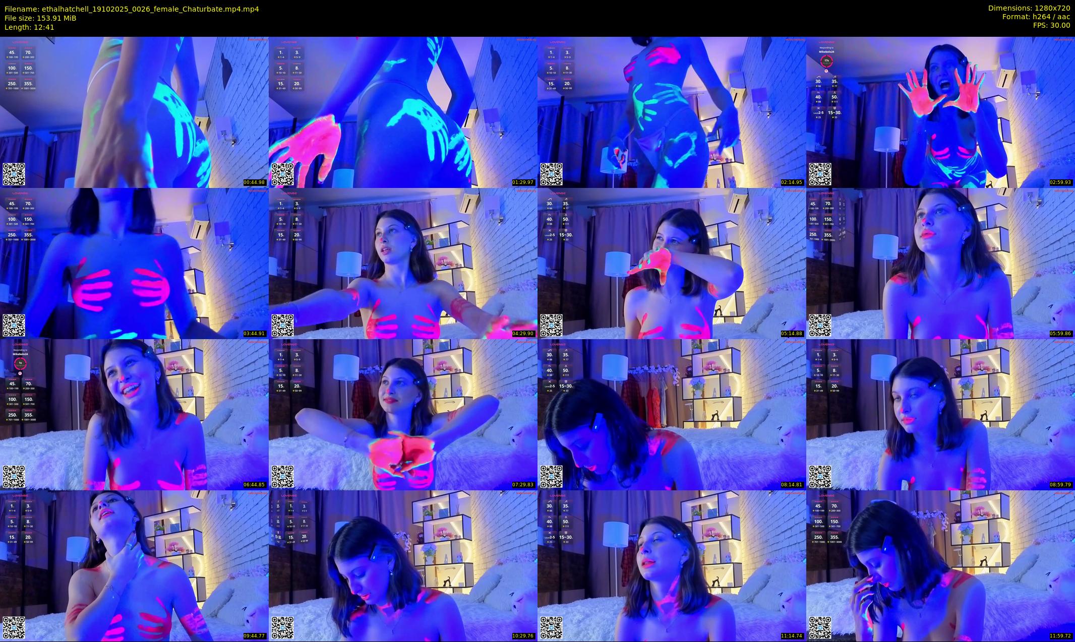 ethalhatchell — 13 minute Chaturbate female cam show recording, 720p, Oct 19, 2025