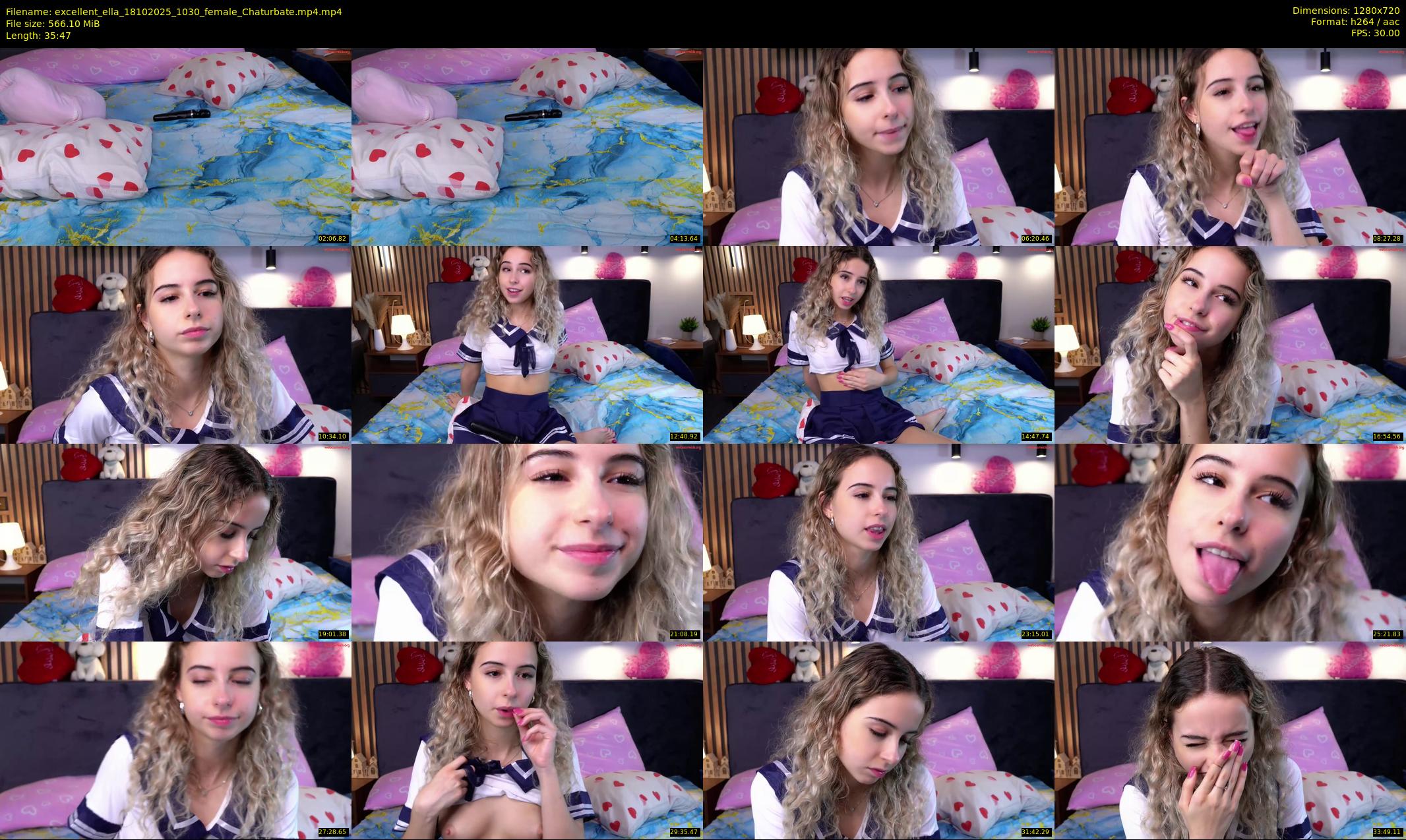 excellent_ella — 36 minute Chaturbate female cam show recording, 720p, Oct 18, 2025