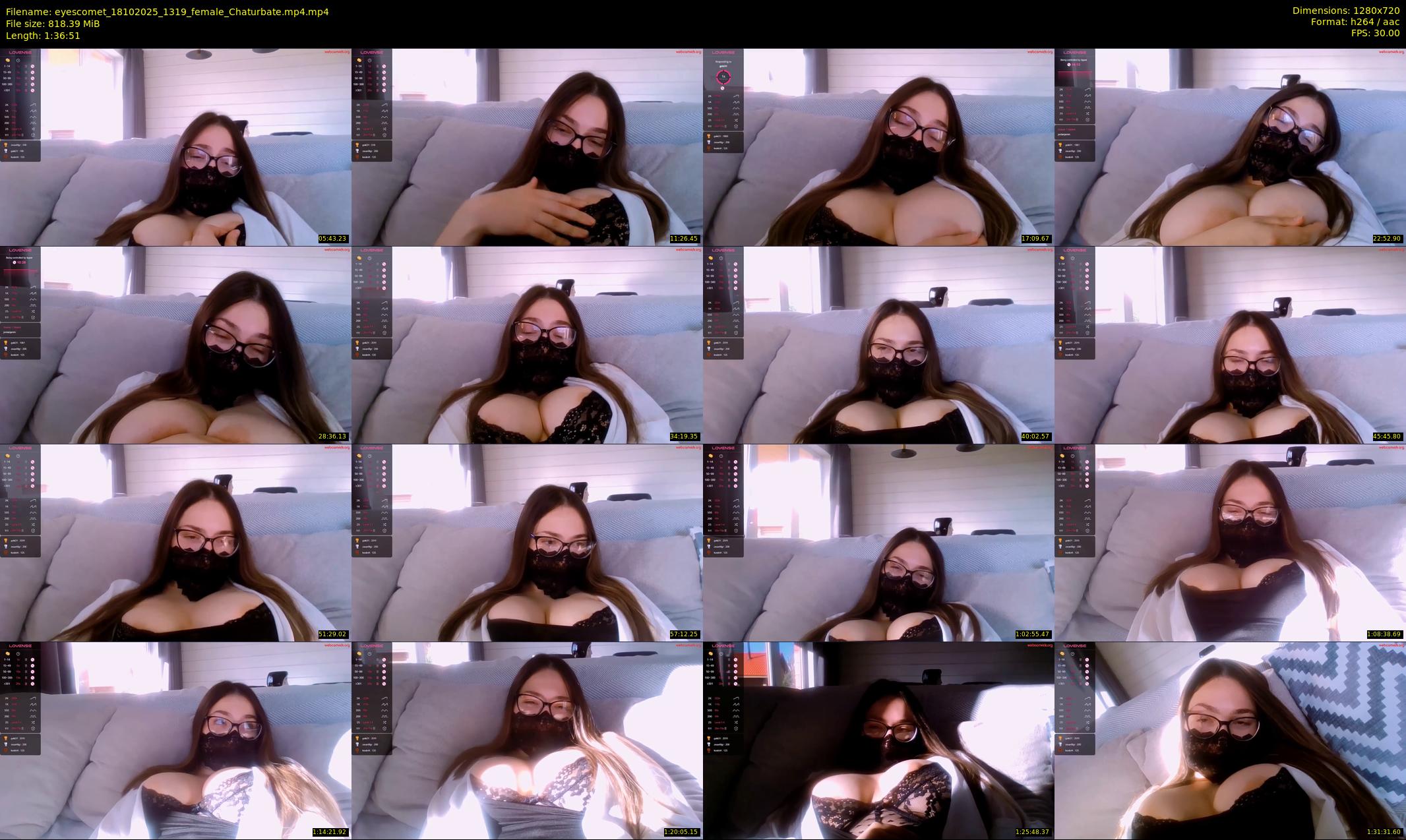 eyescomet — 97 minute Chaturbate female cam show recording, 720p, Oct 18, 2025