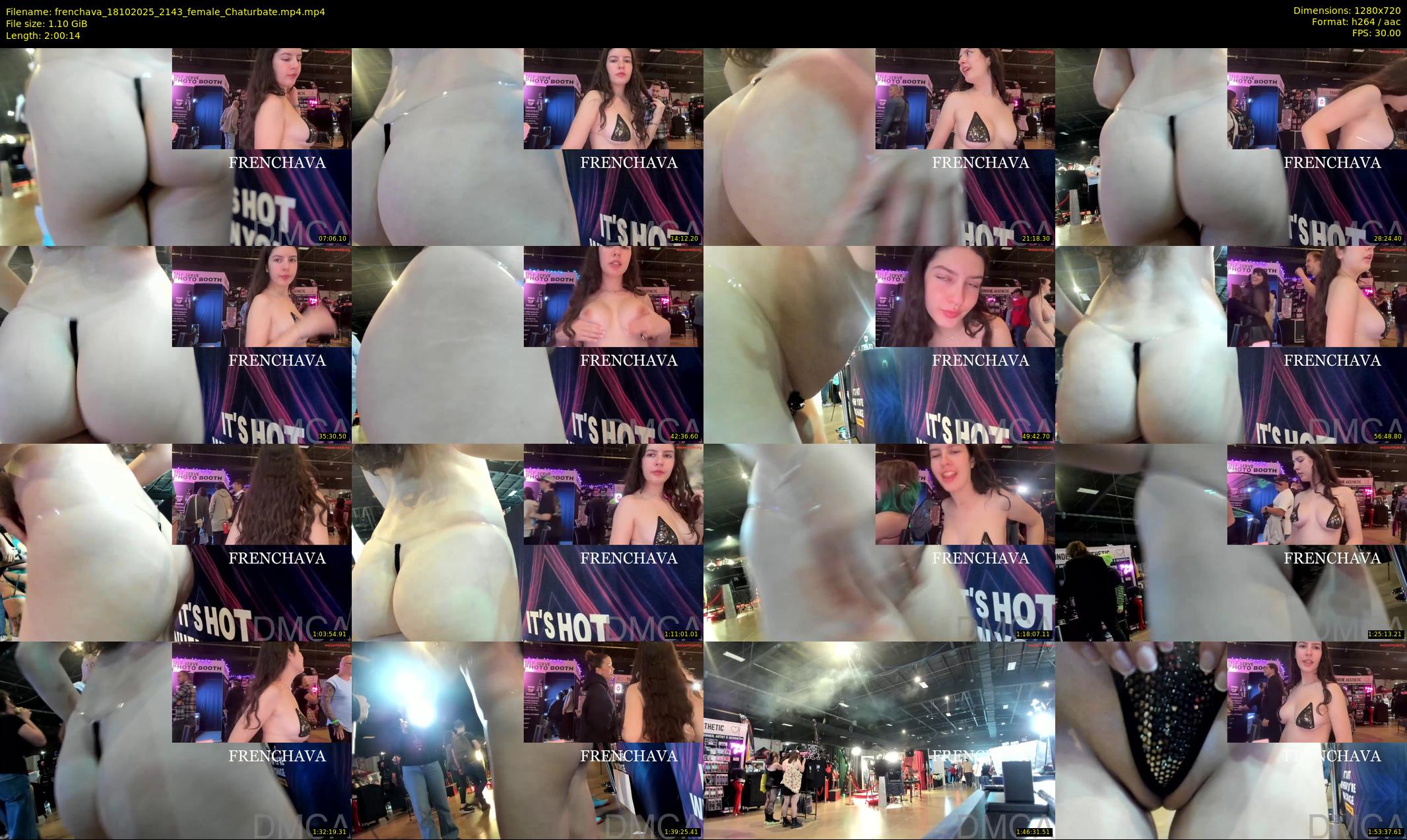 frenchava — 121 minute Chaturbate female cam show recording, 720p, Oct 18, 2025