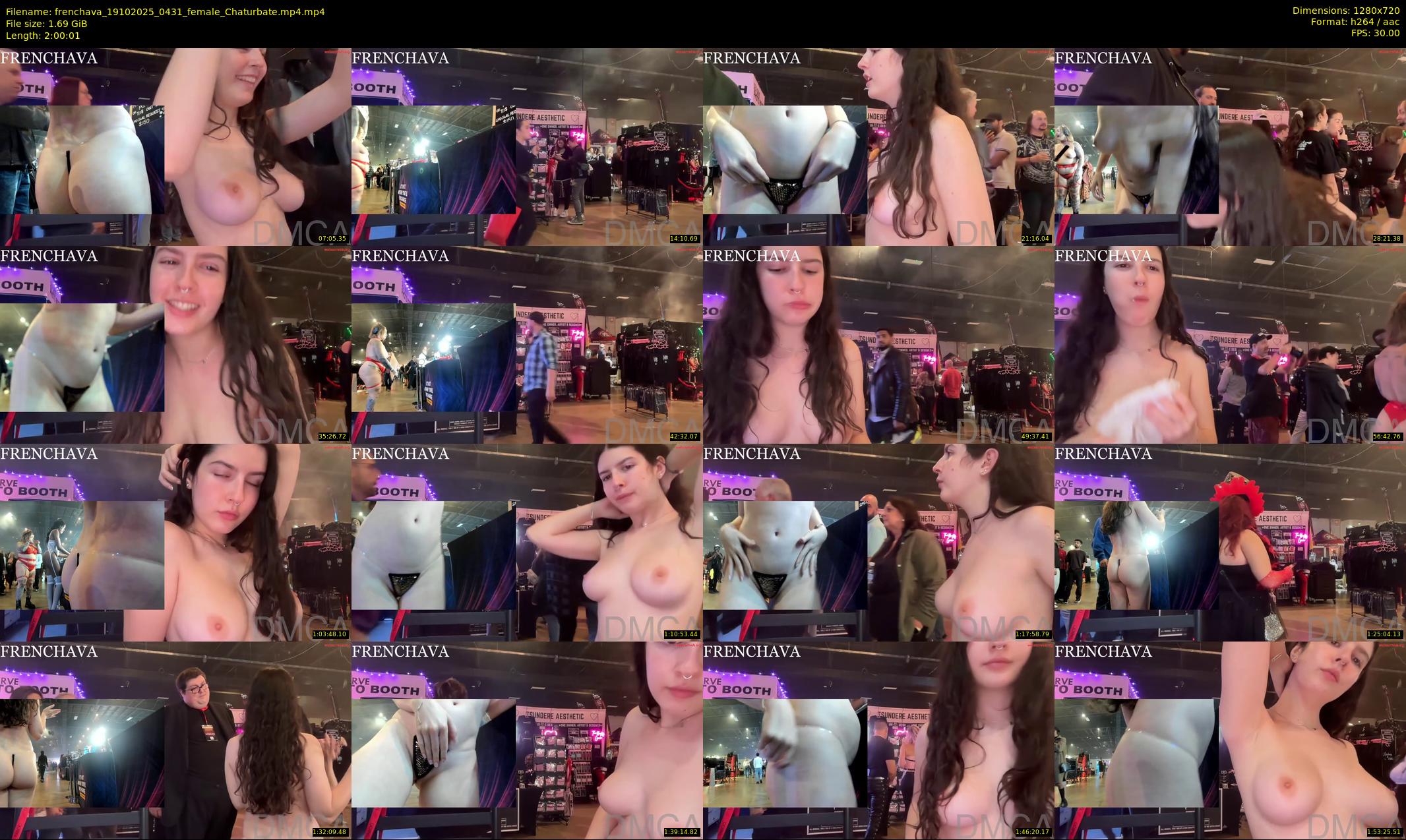 frenchava — 121 minute Chaturbate female cam show recording, 720p, Oct 19, 2025