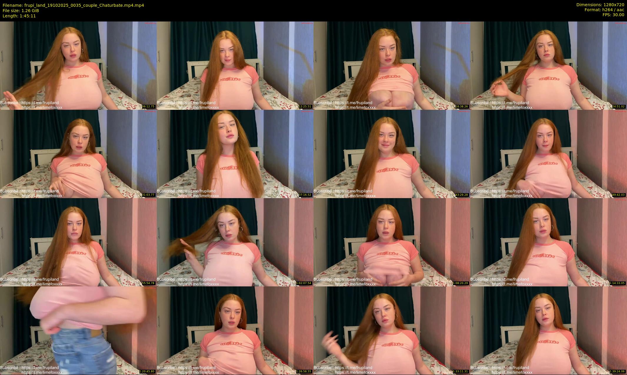 frupi_land — 106 minute Chaturbate couple cam show recording, 720p, Oct 19, 2025