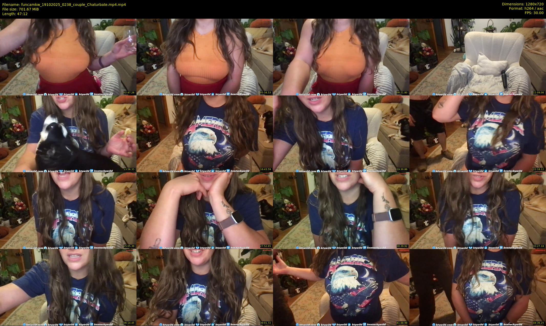 funcamkw — 48 minute Chaturbate female cam show recording, 720p, Oct 19, 2025