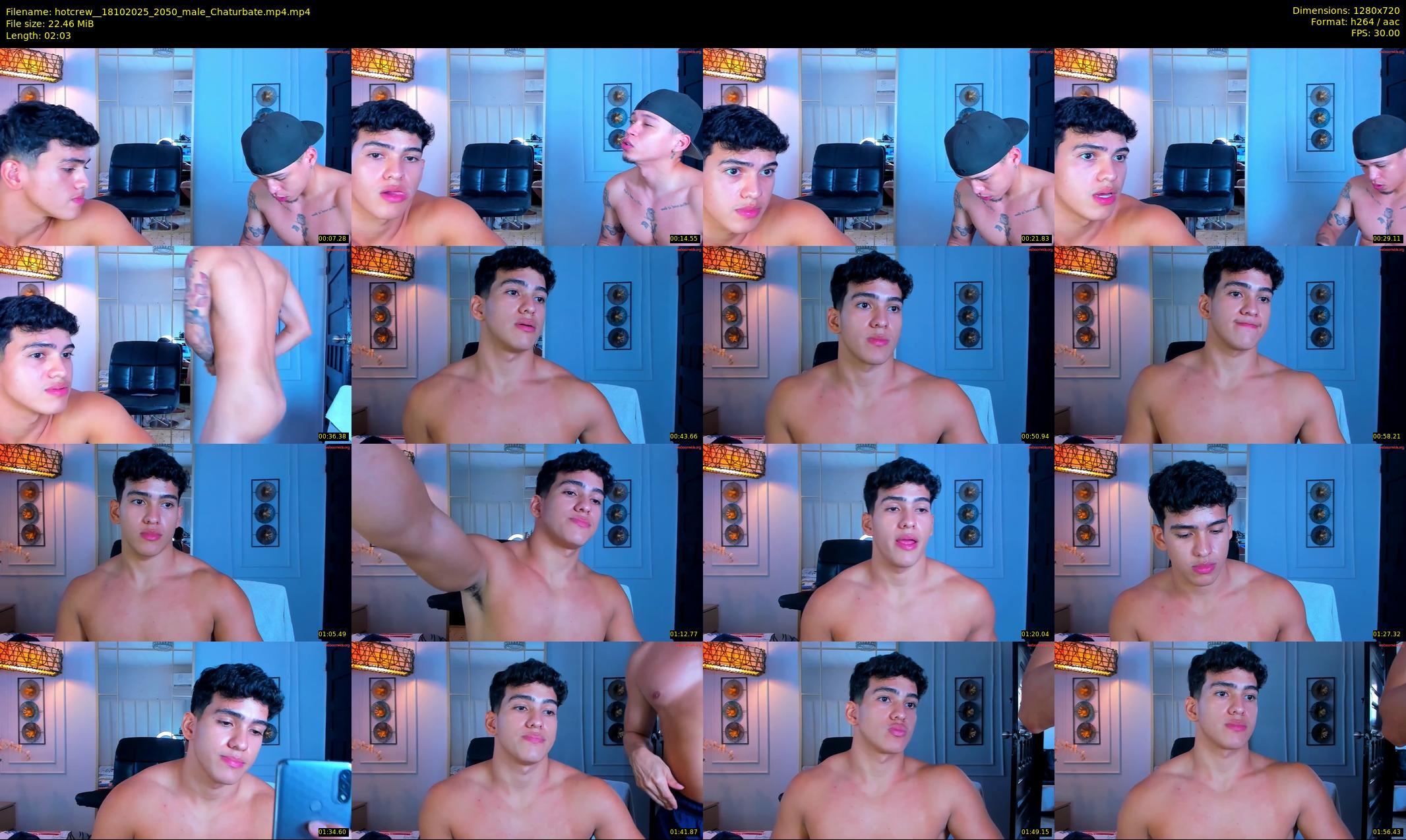 hotcrew_ — 3 minute Chaturbate male cam show recording, 720p, Oct 18, 2025