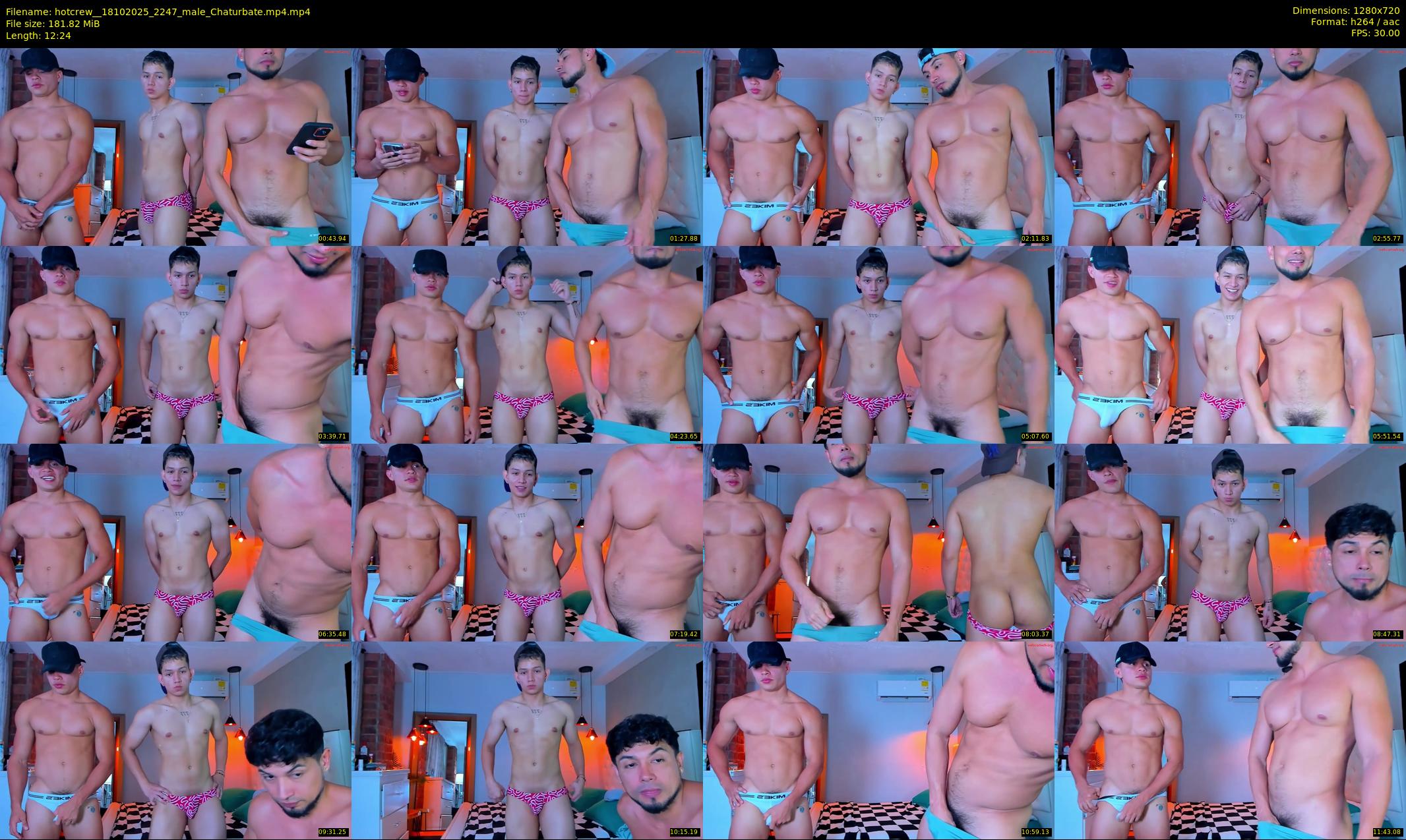 hotcrew_ — 13 minute Chaturbate male cam show recording, 720p, Oct 18, 2025