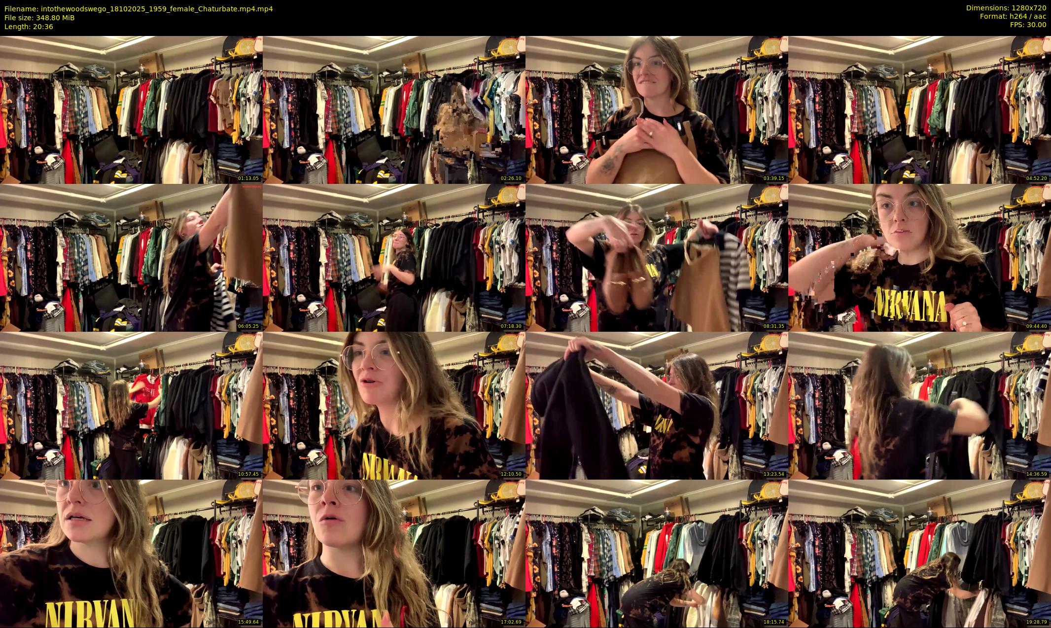 intothewoodswego — 21 minute Chaturbate female cam show recording, 720p, Oct 18, 2025