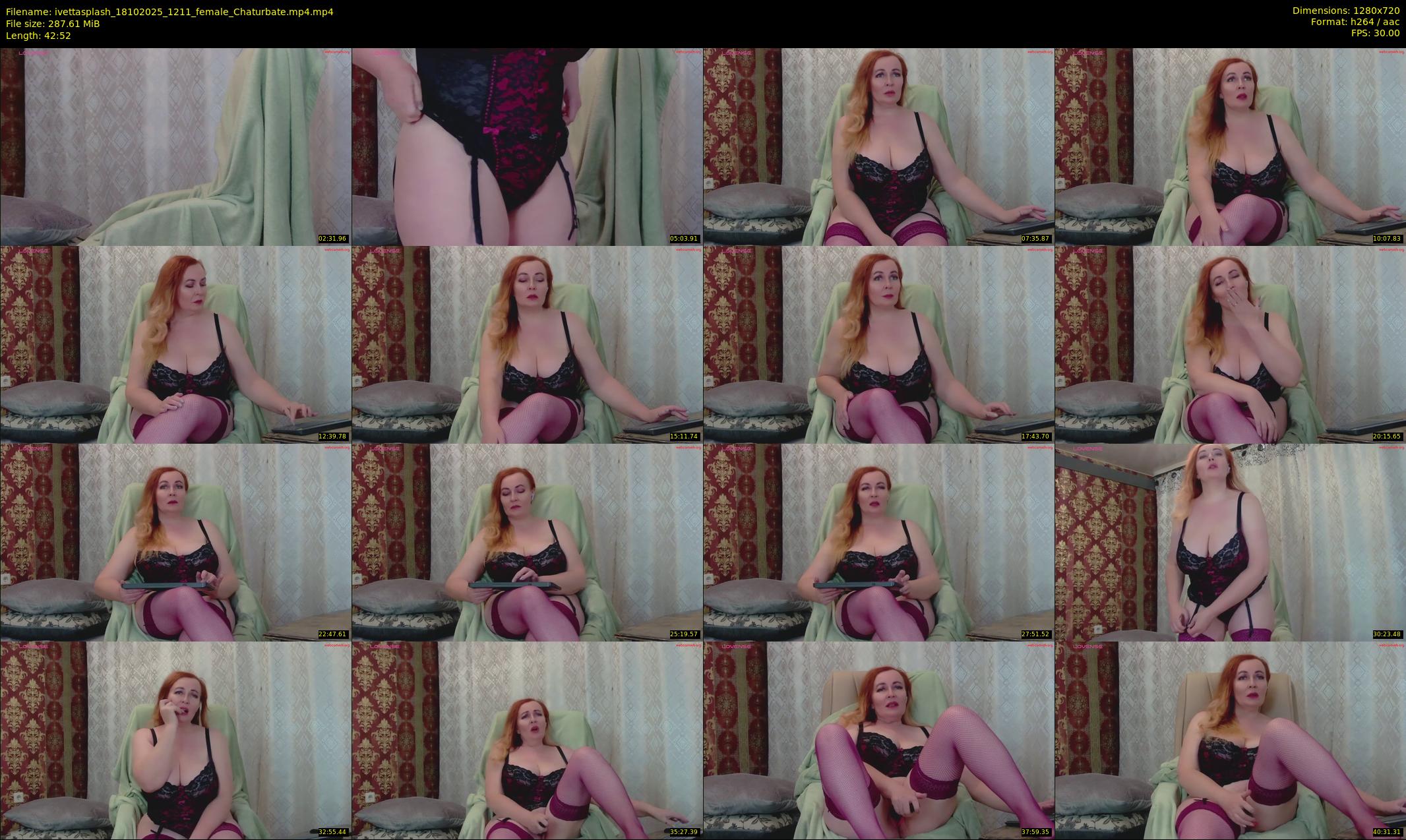 ivettasplash — 43 minute Chaturbate female cam show recording, 720p, Oct 18, 2025