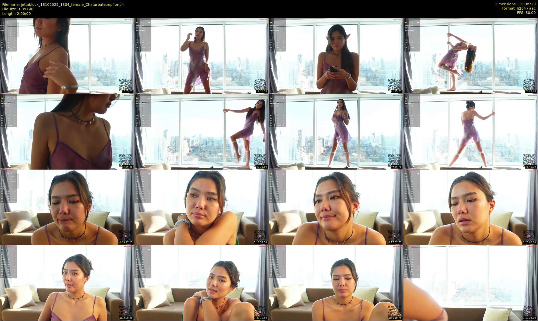 jettablock — 120 minute Chaturbate female cam show recording, 720p, Oct 18, 2025