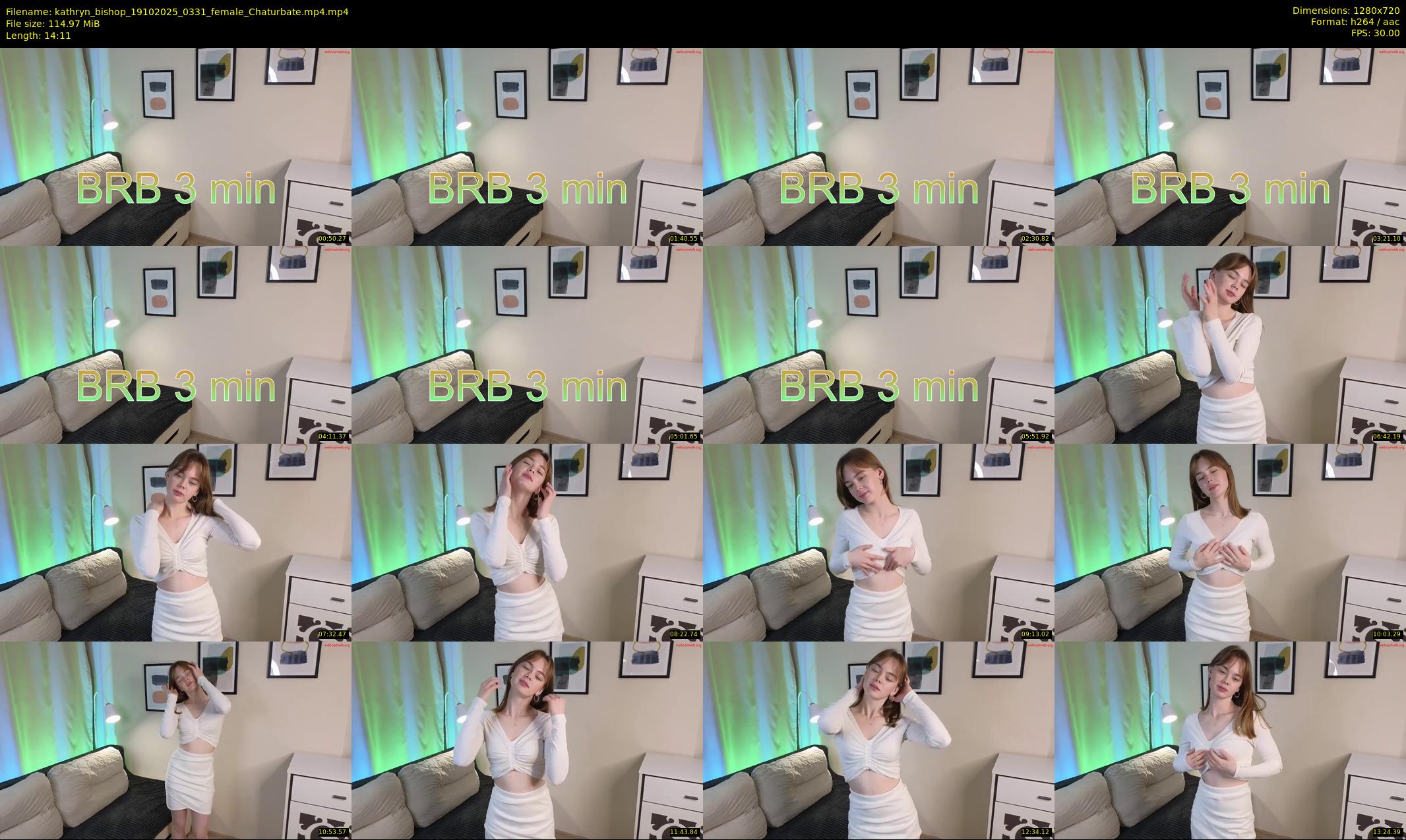 kathryn_bishop — 15 minute Chaturbate female cam show recording, 720p, Oct 19, 2025