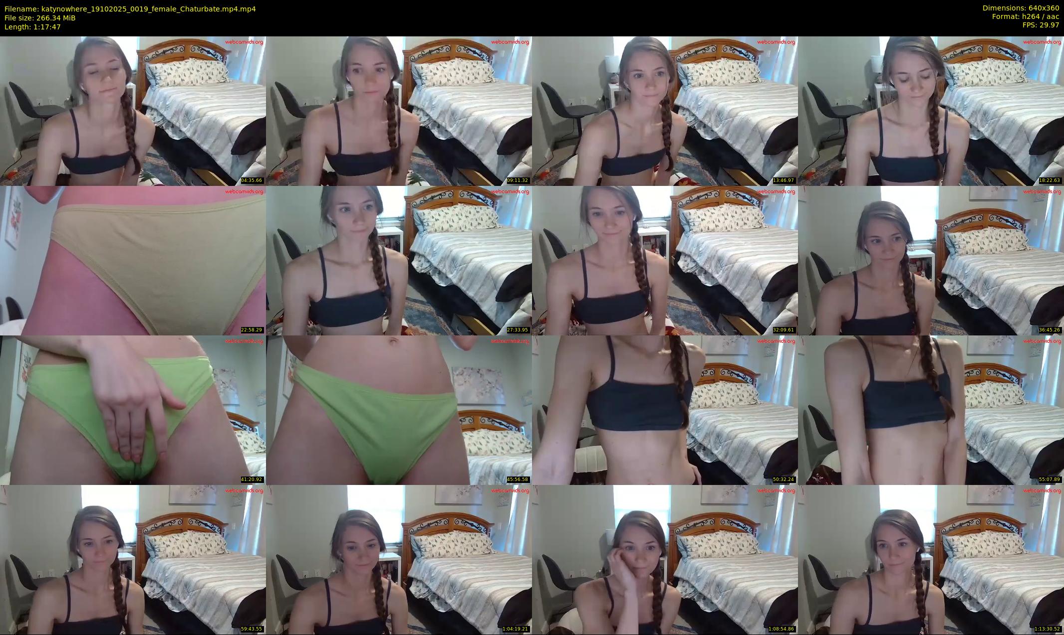 katynowhere — 78 minute Chaturbate female cam show recording, 360p, Oct 19, 2025