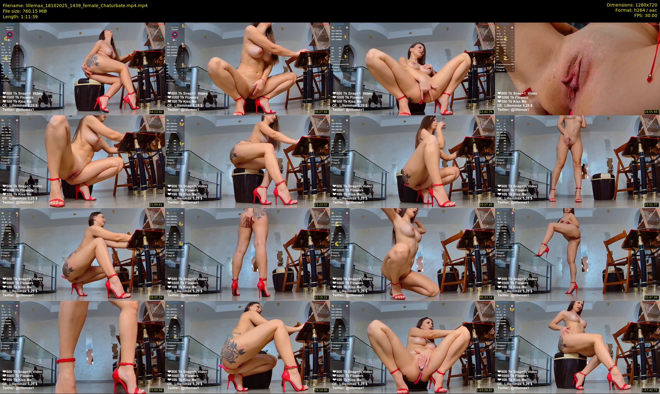 lillemax — 72 minute Chaturbate female cam show recording, 720p, Oct 18, 2025