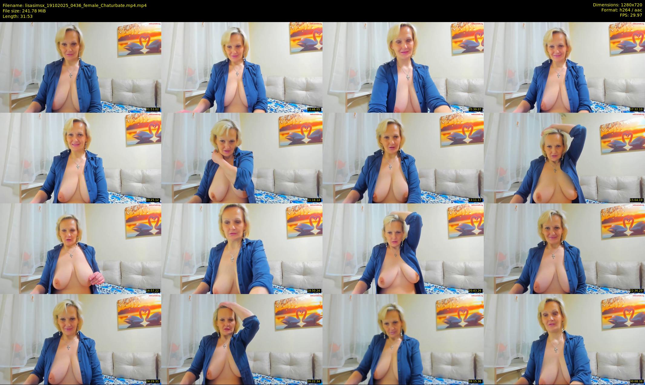 lisasimsx — 32 minute Chaturbate female cam show recording, 720p, Oct 19, 2025