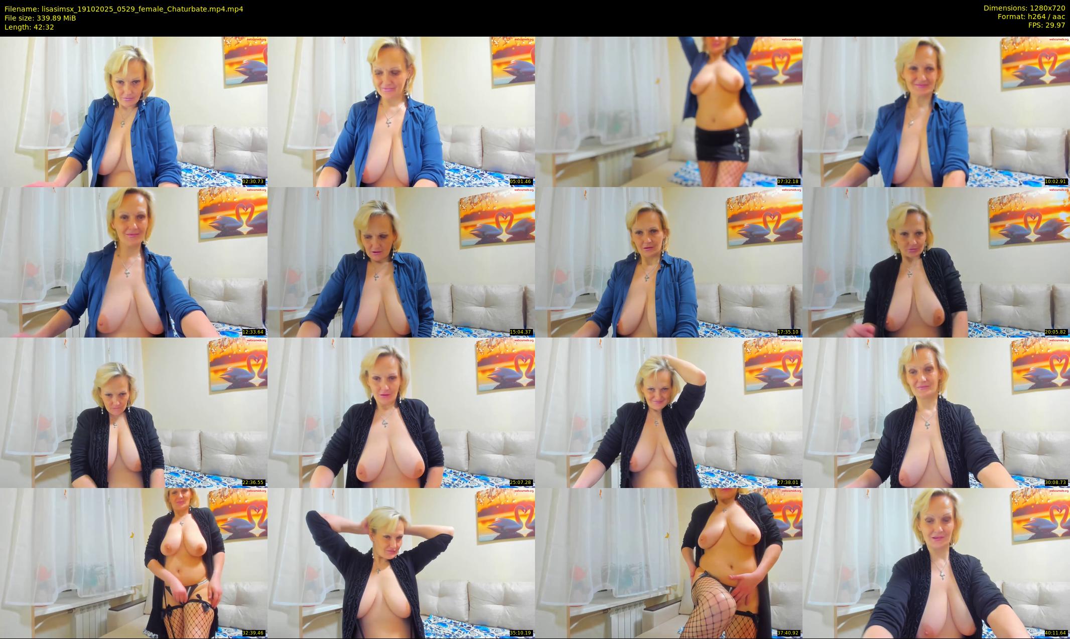 lisasimsx — 43 minute Chaturbate female cam show recording, 720p, Oct 19, 2025