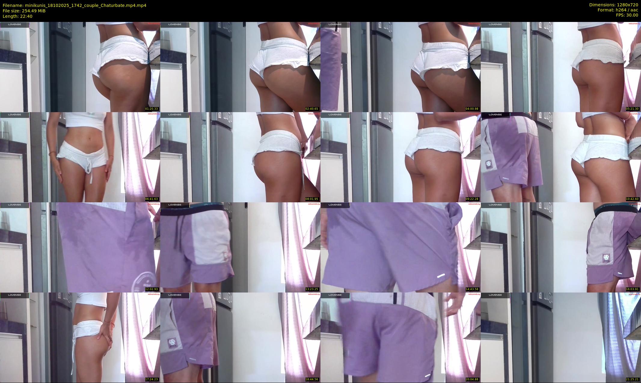 minikunis — 23 minute Chaturbate couple cam show recording, 720p, Oct 18, 2025