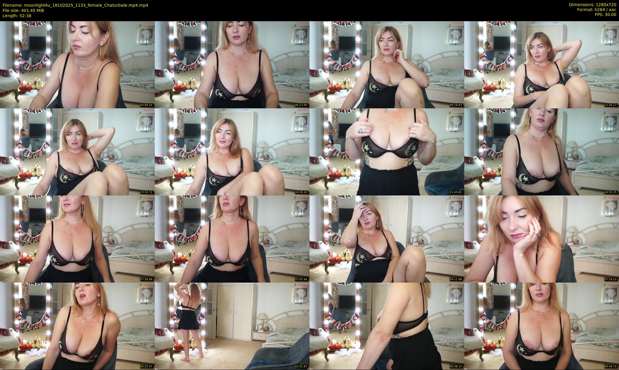 moonlight4u — 53 minute Chaturbate female cam show recording, 720p, Oct 18, 2025