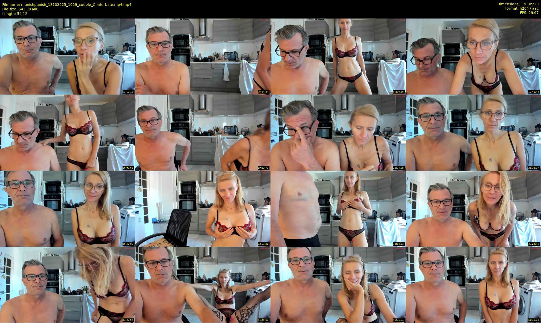 munishpunish — 55 minute Chaturbate couple cam show recording, 720p, Oct 18, 2025