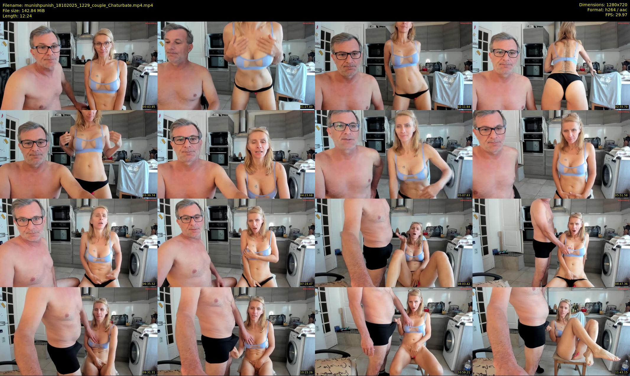 munishpunish — 13 minute Chaturbate couple cam show recording, 720p, Oct 18, 2025