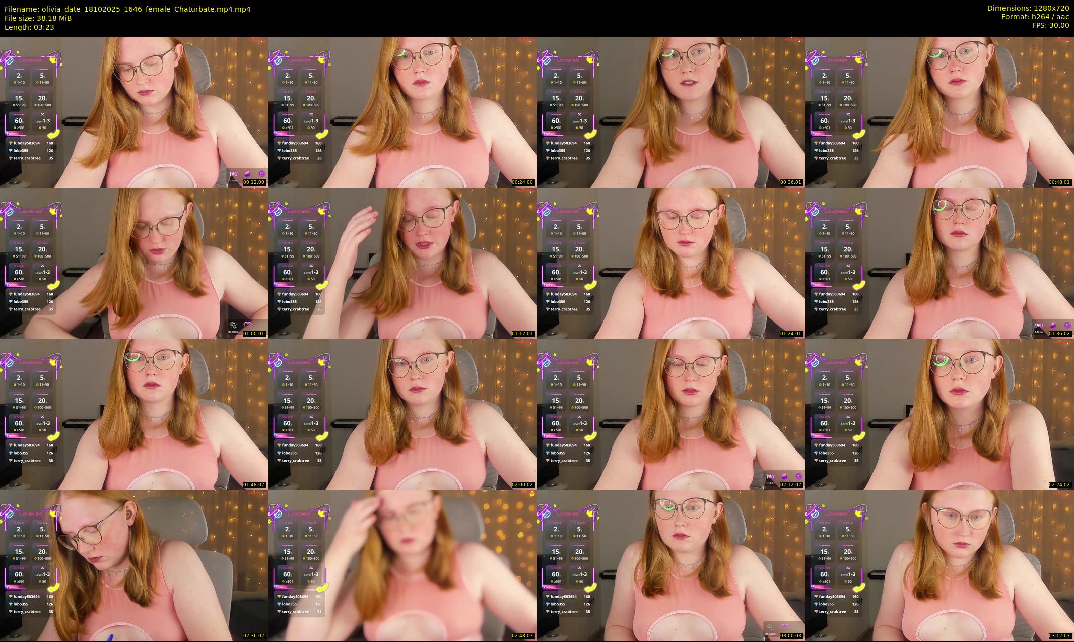olivia_date — 4 minute Chaturbate female cam show recording, 720p, Oct 18, 2025
