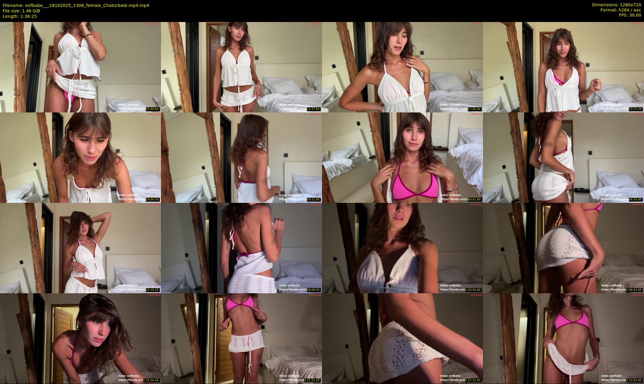 oofbabe__ — 99 minute Chaturbate female cam show recording, 720p, Oct 18, 2025