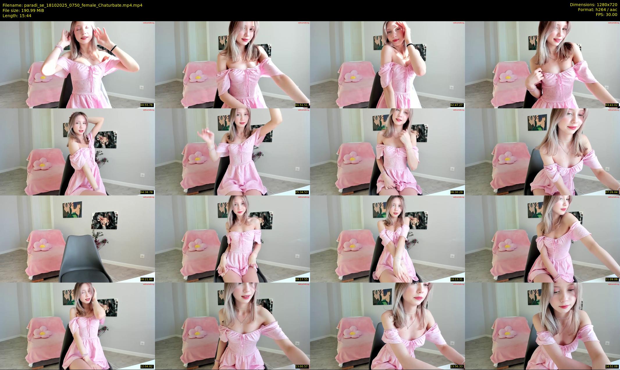 paradi_se — 16 minute Chaturbate female cam show recording, 720p, Oct 18, 2025