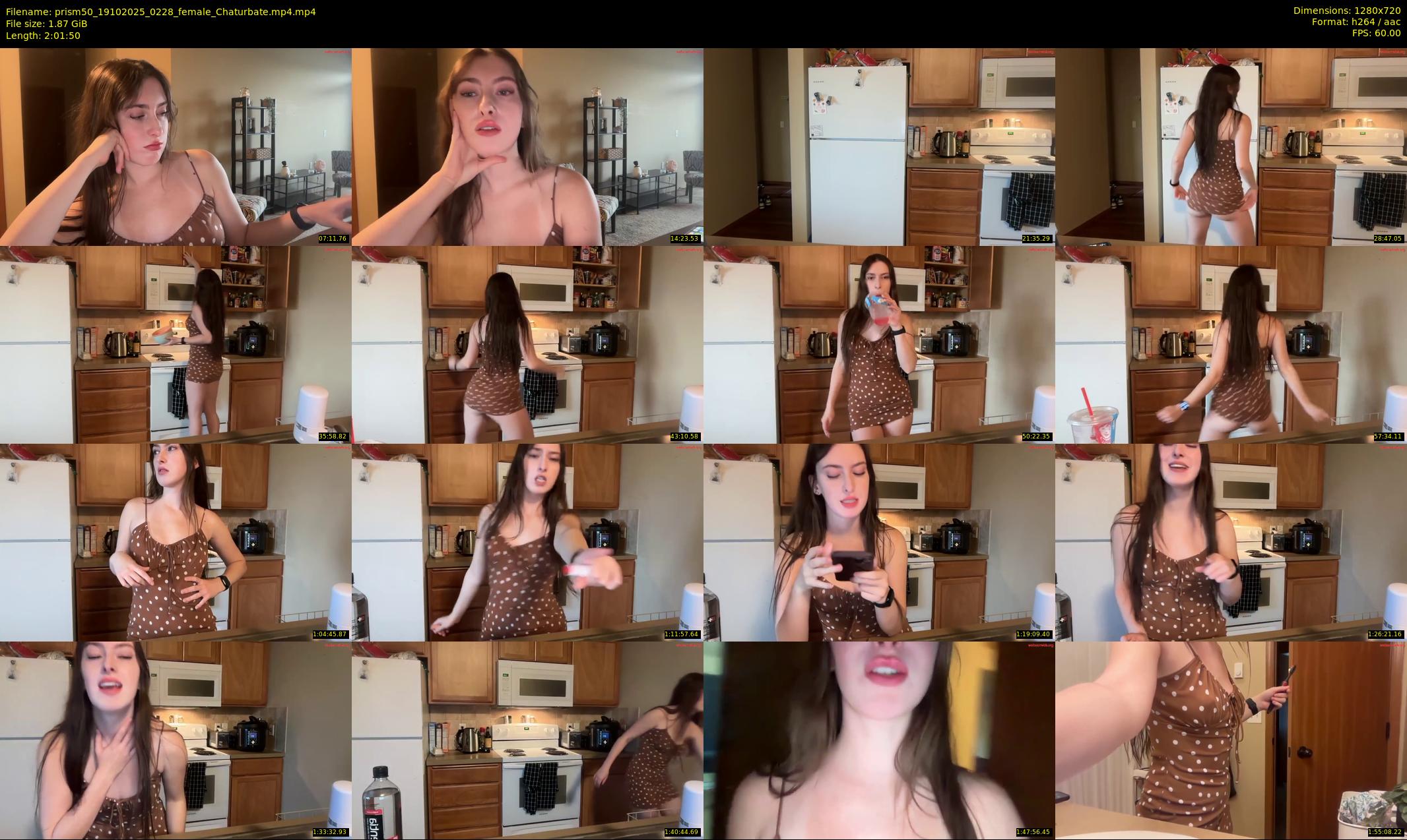 prism50 — 122 minute Chaturbate female cam show recording, 720p, Oct 19, 2025