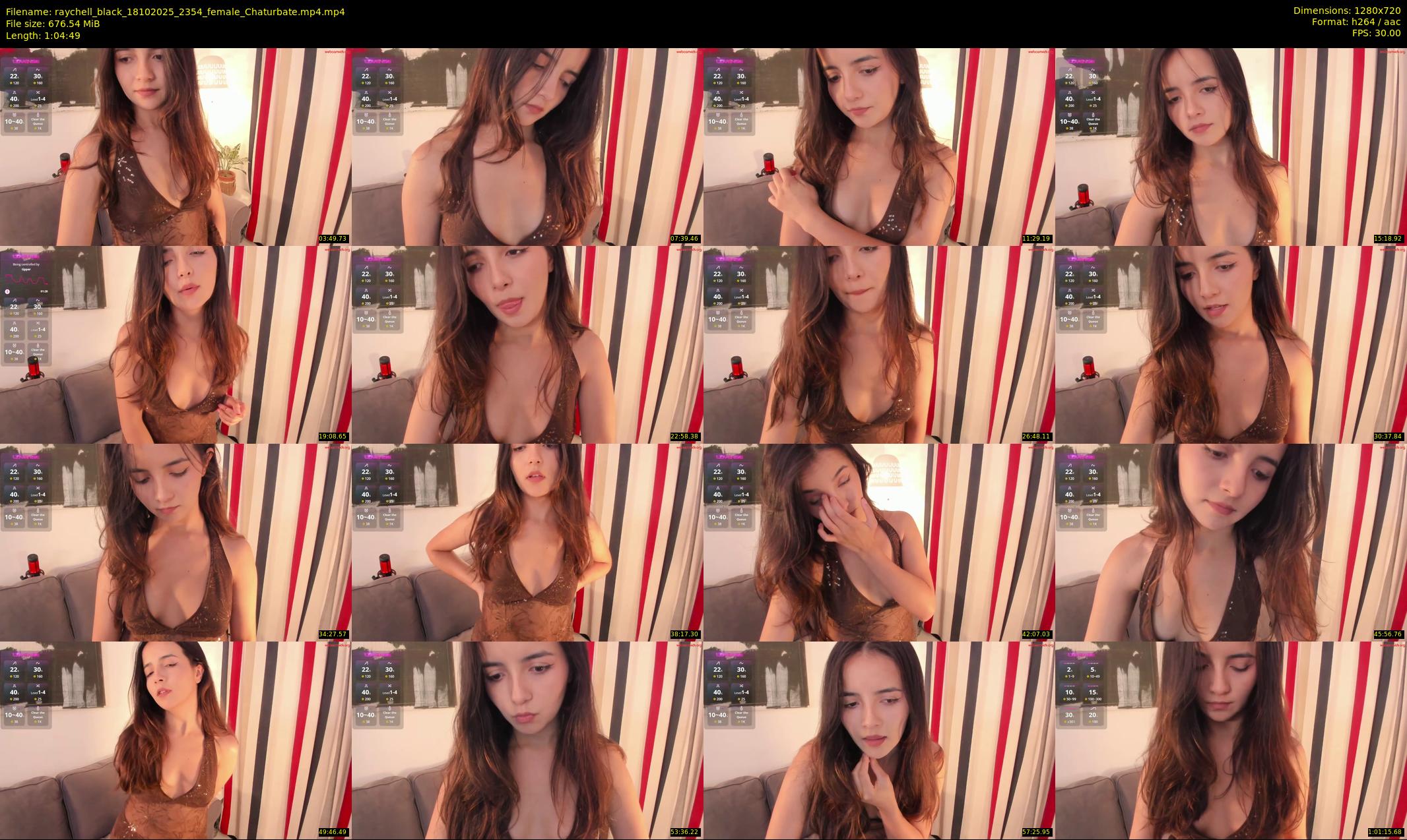 raychell_black — 65 minute Chaturbate female cam show recording, 720p, Oct 18, 2025