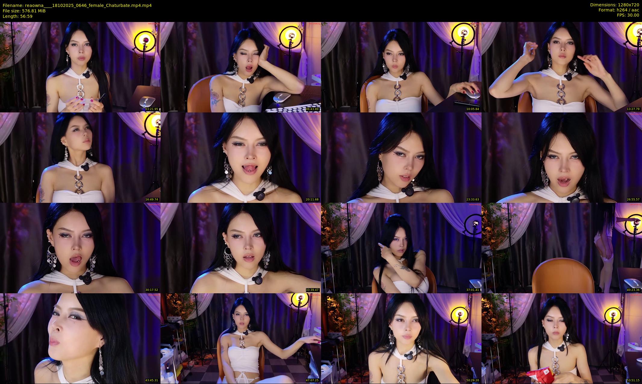 reaowna___ — 57 minute Chaturbate female cam show recording, 720p, Oct 18, 2025