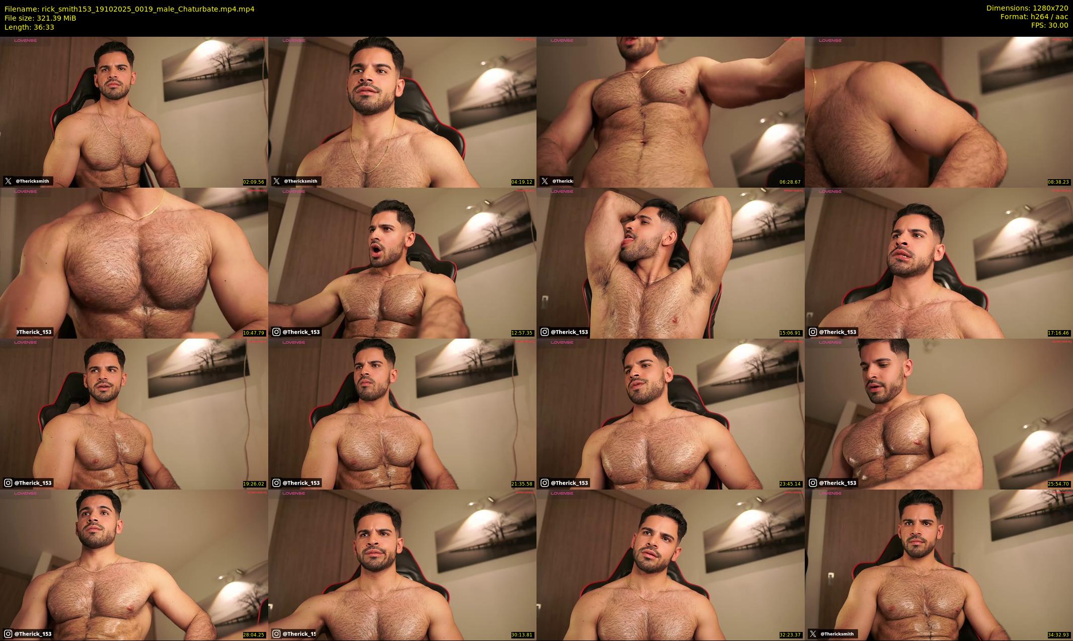 rick_smith153 — 37 minute Chaturbate male cam show recording, 720p, Oct 19, 2025