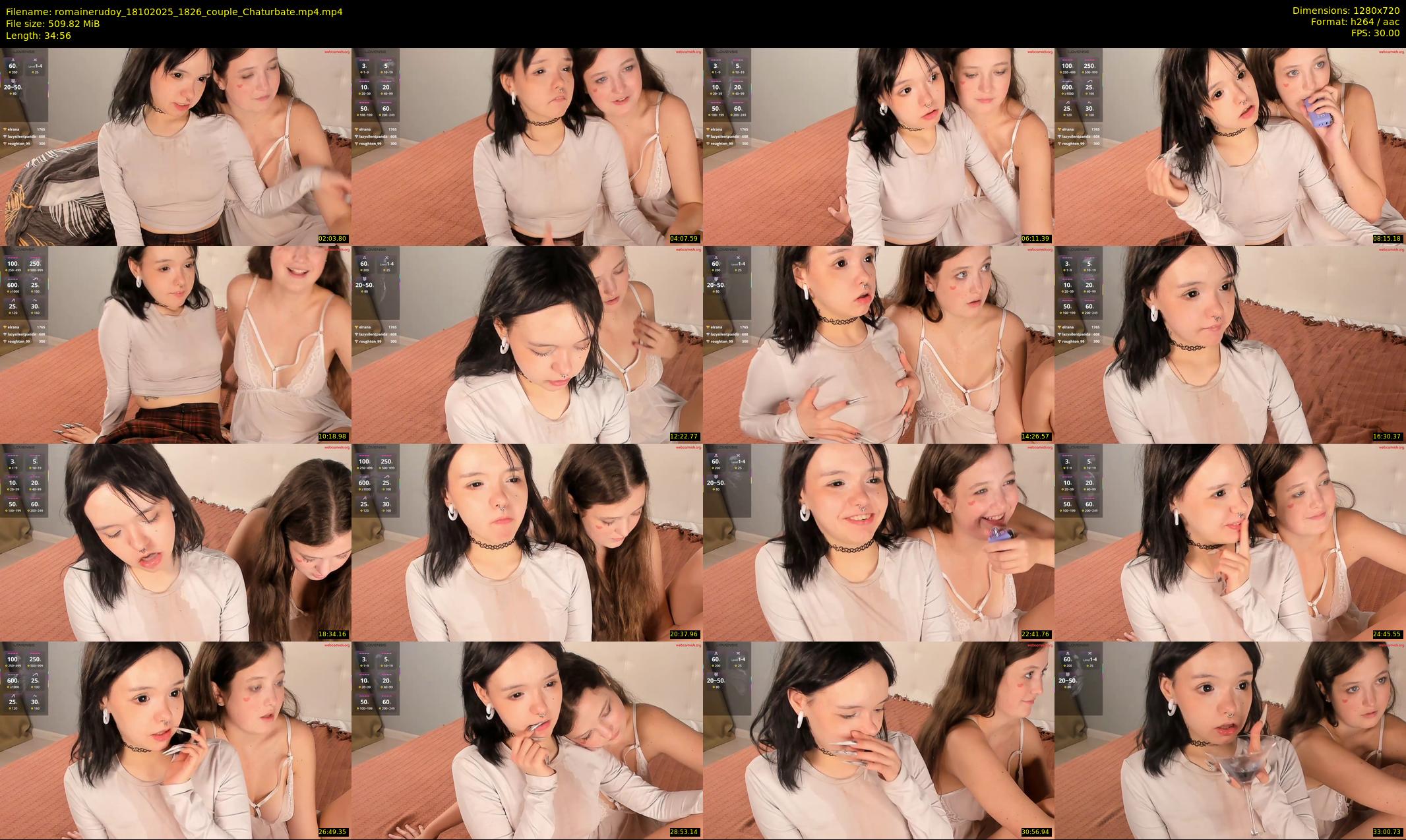 romainerudoy — 35 minute Chaturbate female cam show recording, 720p, Oct 18, 2025